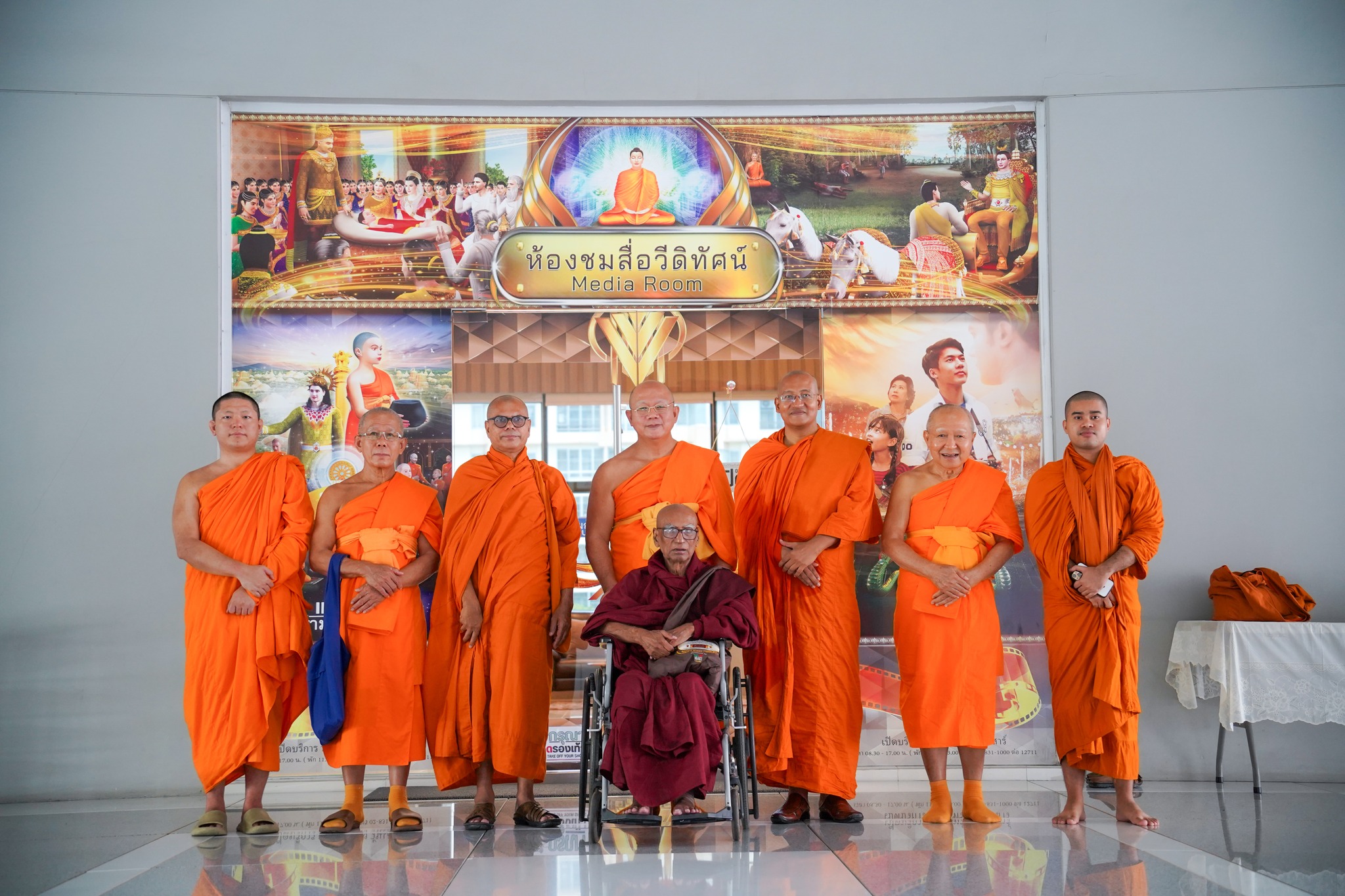 คณะสงฆ์จากประเทศอินเดีย มาเยี่ยมชมวัดพระธรรมกาย