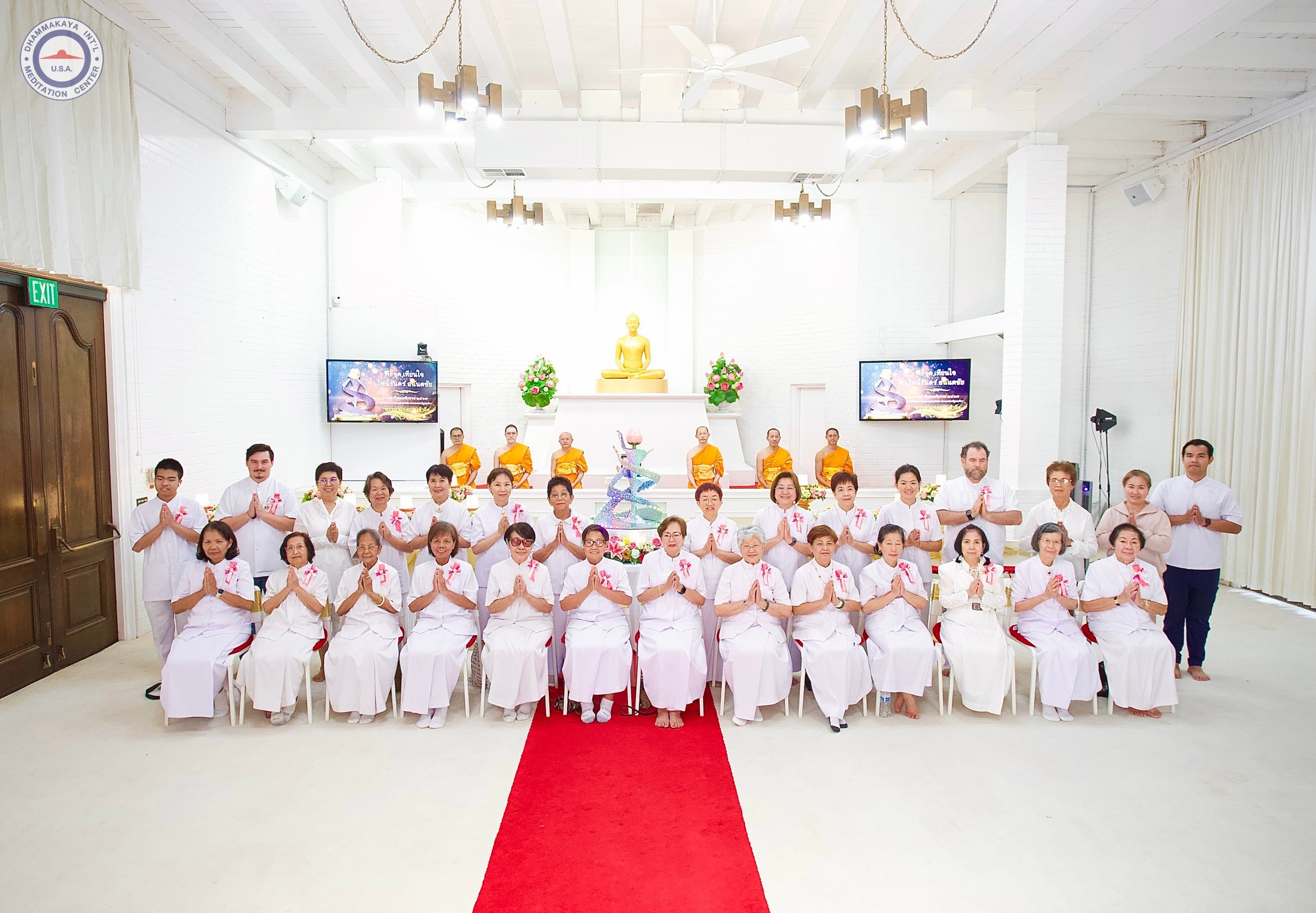 วัดพระธรรมกายแคลิฟอร์เนีย จัดงานบุญประจำสัปดาห์ช่วงเข้าพรรษา
