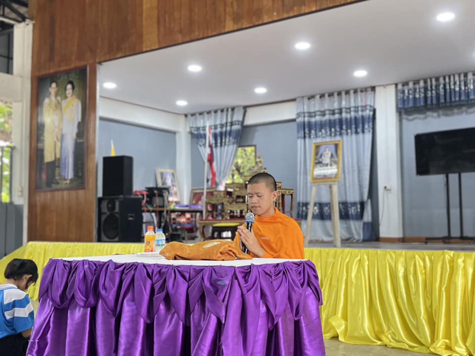 โรงเรียนพรหมรังษี จัดสวดมนต์บทธัมมจักกัปปวัตตนสูตร