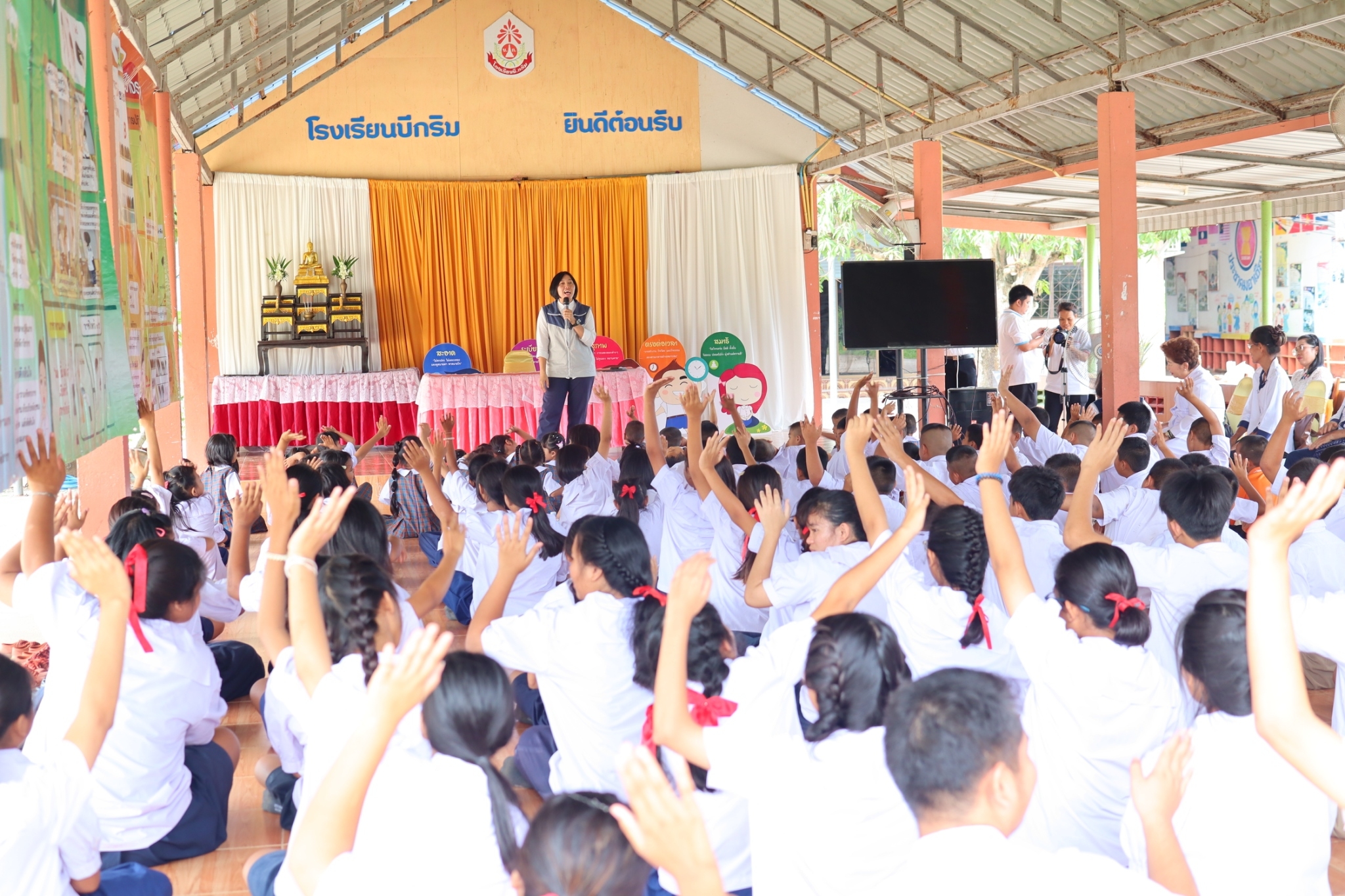 ชพส.จัดค่ายส่งเสริมคุณธรรม จริยธรรม โรงเรียนบีกริม จ. สระแก้ว