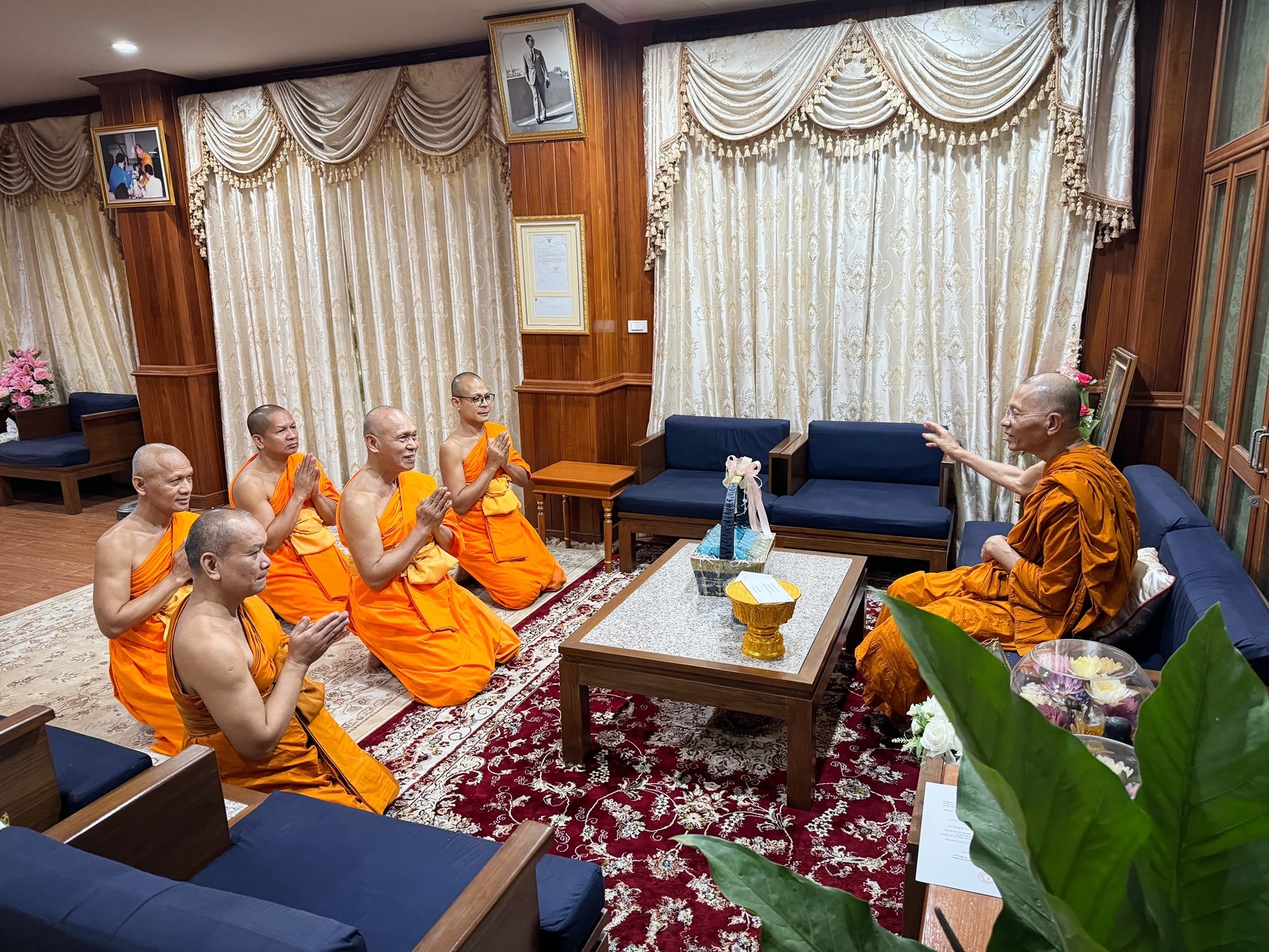 พระพรหมดิลก รับถวายมุทิตาฯ เนื่องในโอกาสรับพระบัญชาสมเด็จพระสังฆราช