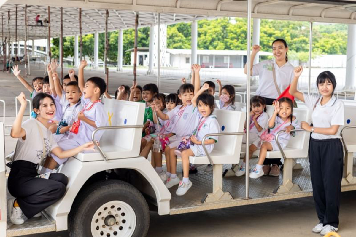 กิจกรรม ชมวัดฉบับอนุบาลโรงเรียนอนุบาลคลองสอง   (เศวตสมบูรณ์อุปถัม) จังหวัดปทุมธานี