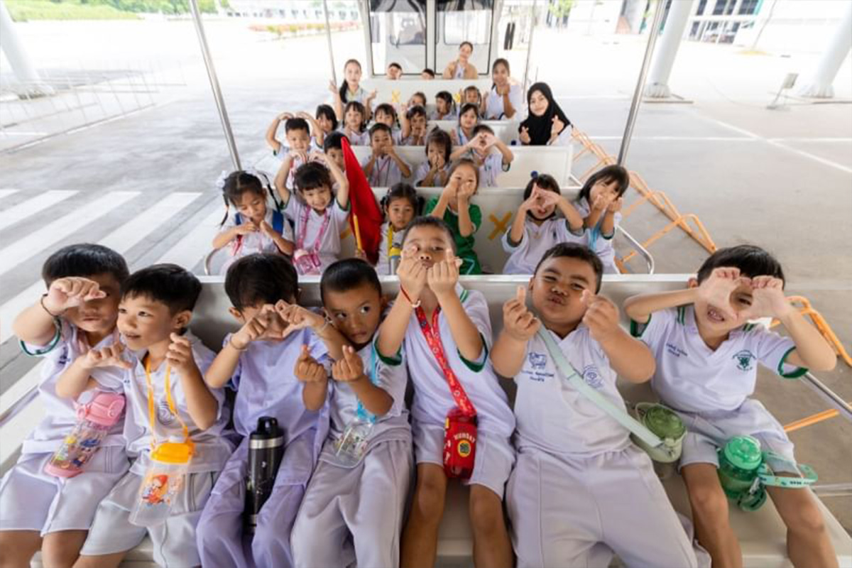 กิจกรรม ชมวัดฉบับอนุบาลโรงเรียนอนุบาลคลองสอง   (เศวตสมบูรณ์อุปถัม) จังหวัดปทุมธานี