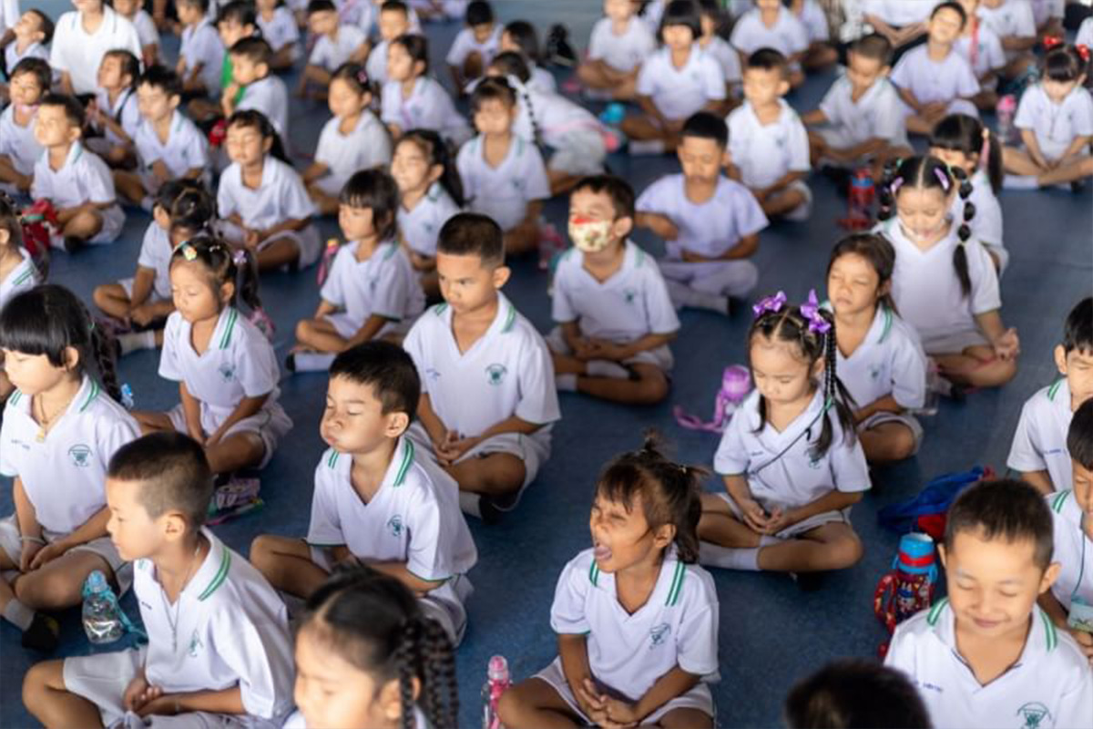 กิจกรรม ชมวัดฉบับอนุบาลโรงเรียนอนุบาลคลองสอง   (เศวตสมบูรณ์อุปถัม) จังหวัดปทุมธานี
