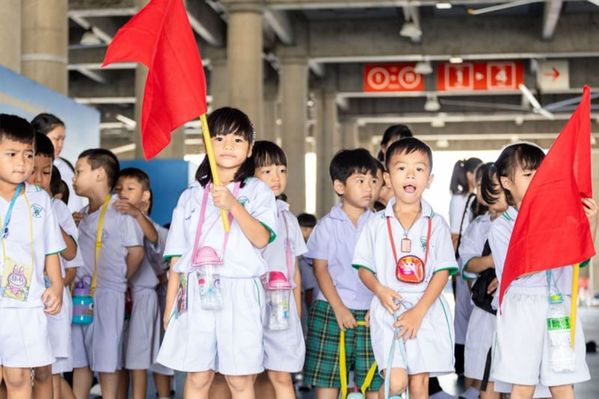 กิจกรรม ชมวัดฉบับอนุบาลโรงเรียนอนุบาลคลองสอง   (เศวตสมบูรณ์อุปถัม) จังหวัดปทุมธานี