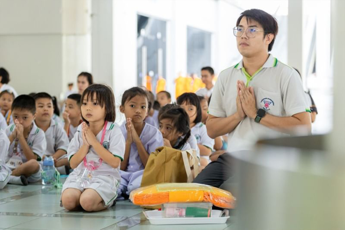 กิจกรรม ชมวัดฉบับอนุบาลโรงเรียนอนุบาลคลองสอง   (เศวตสมบูรณ์อุปถัม) จังหวัดปทุมธานี