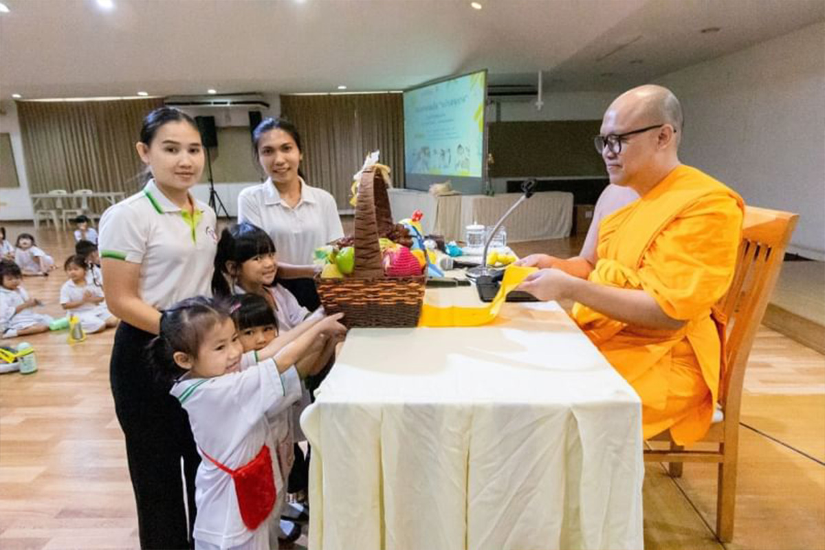 กิจกรรม ชมวัดฉบับอนุบาลโรงเรียนอนุบาลคลองสอง   (เศวตสมบูรณ์อุปถัม) จังหวัดปทุมธานี