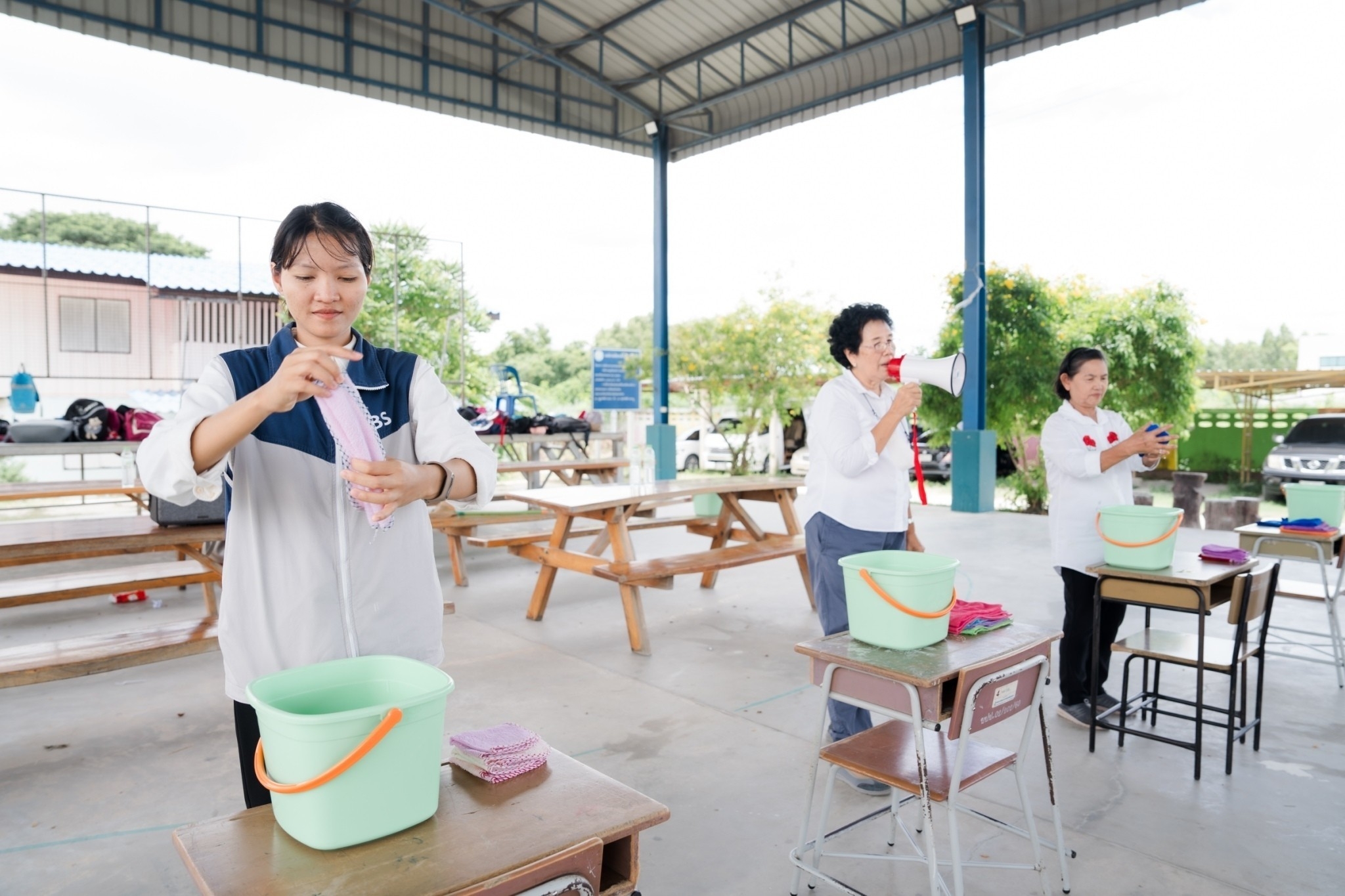 ชพส.จัดค่ายคุณธรรม จริยธรรม รร.บ้านหนองปลาไหล จ.ชลบุรี