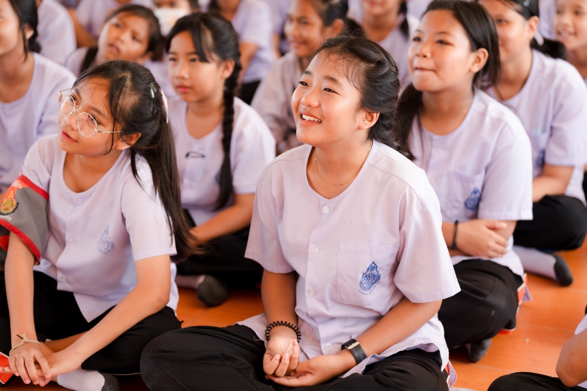 ชพส.จัดค่ายคุณธรรม จริยธรรม รร.บ้านหนองปลาไหล จ.ชลบุรี