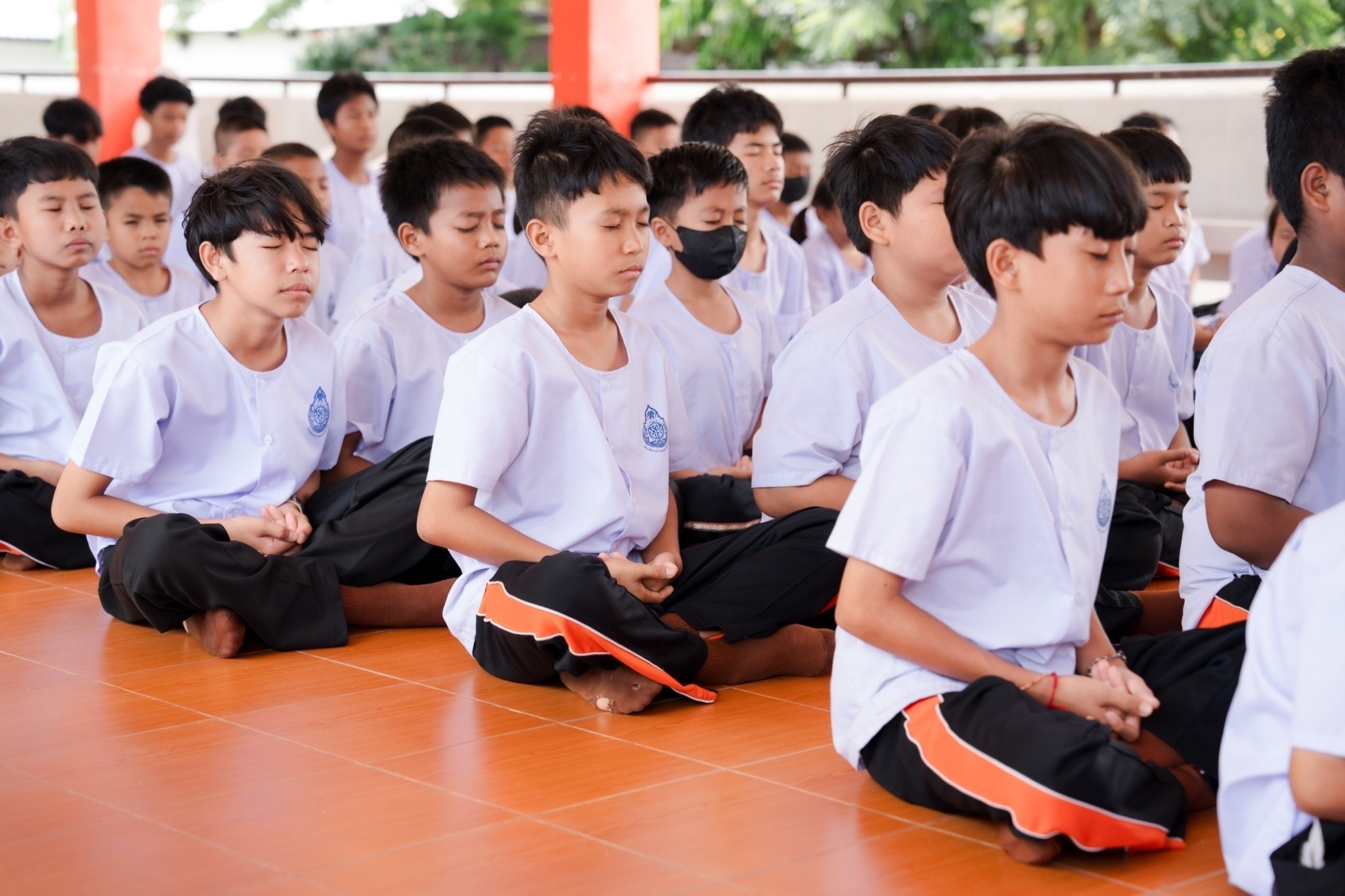 ชพส.จัดค่ายคุณธรรม จริยธรรม รร.บ้านหนองปลาไหล จ.ชลบุรี