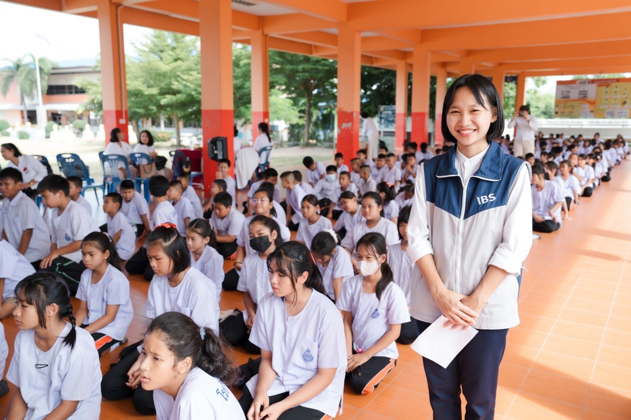 ชพส.จัดค่ายคุณธรรม จริยธรรม รร.บ้านหนองปลาไหล จ.ชลบุรี