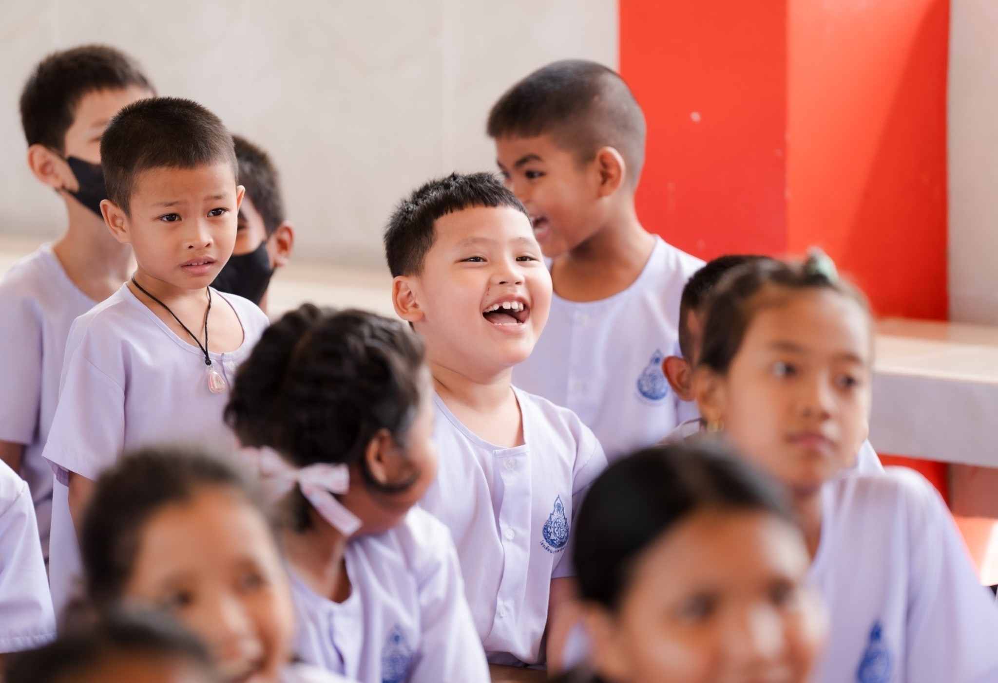 ชพส.จัดค่ายคุณธรรม จริยธรรม รร.บ้านหนองปลาไหล จ.ชลบุรี