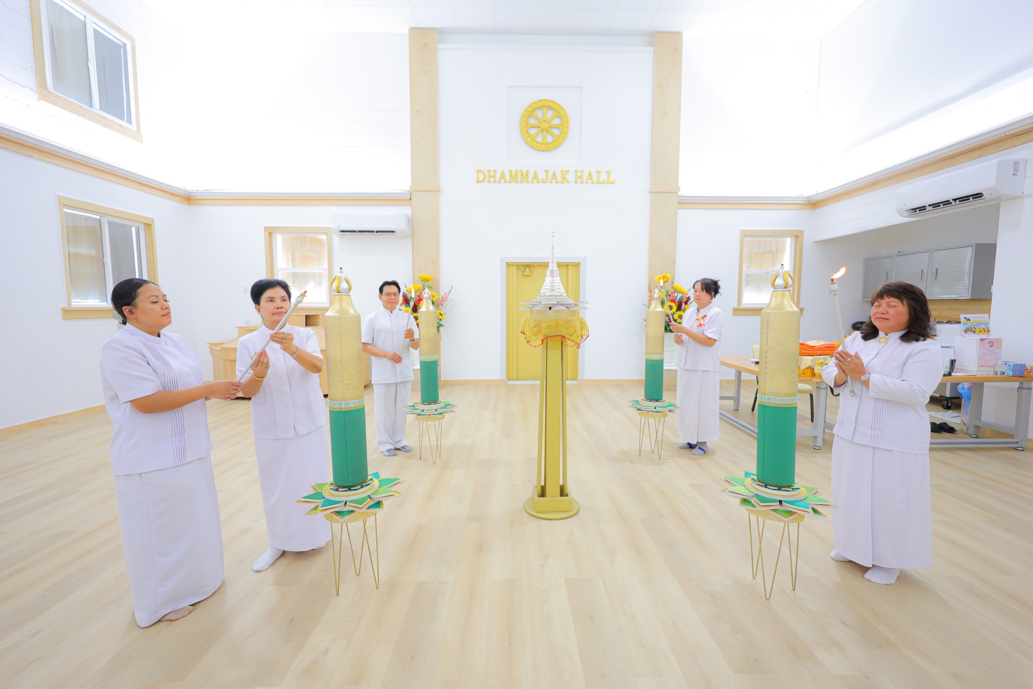 วัดพระธรรมกายแคนซัส จัดงานบุญวันอาทิตย์