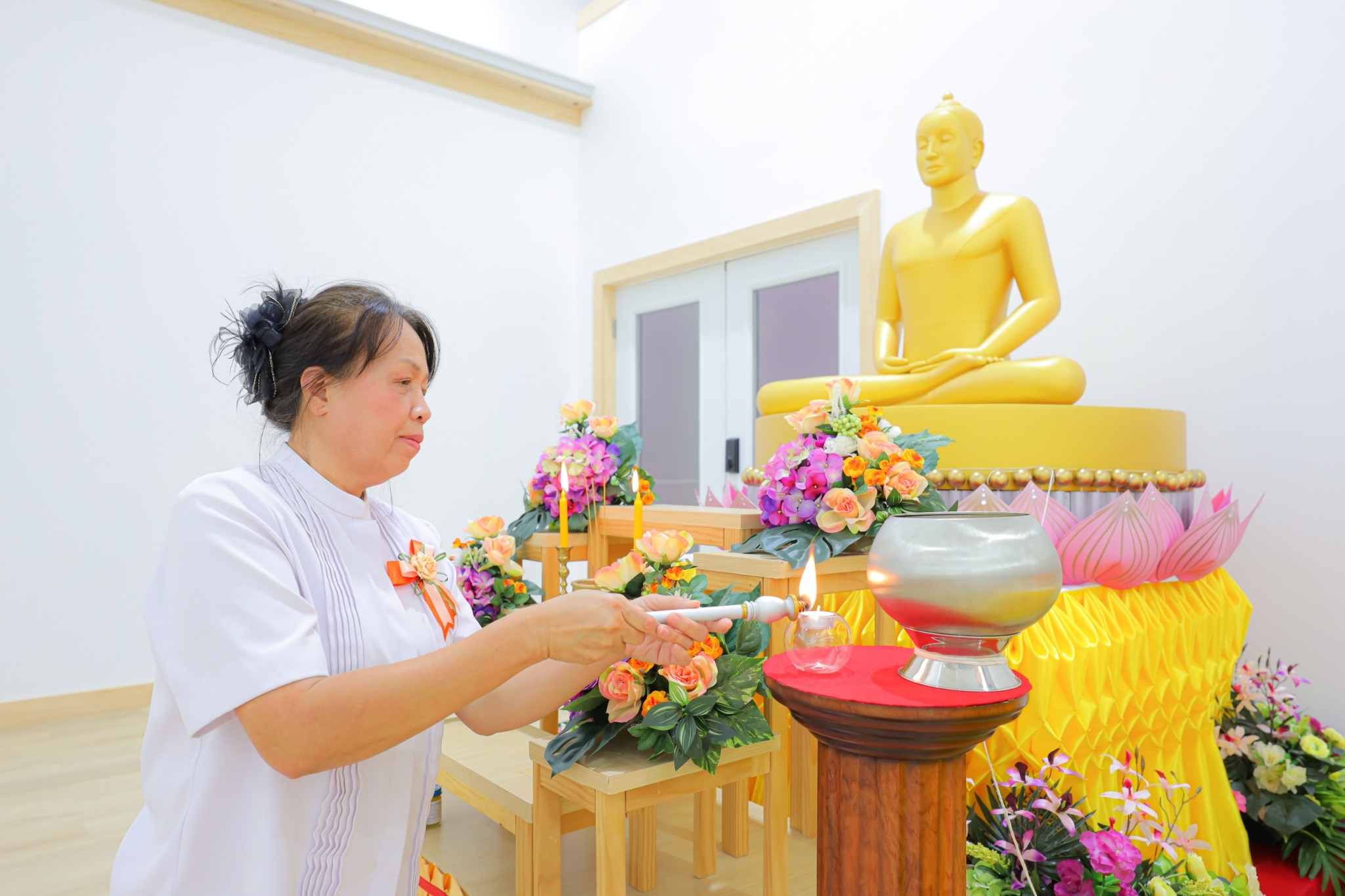 วัดพระธรรมกายแคนซัส จัดงานบุญวันอาทิตย์