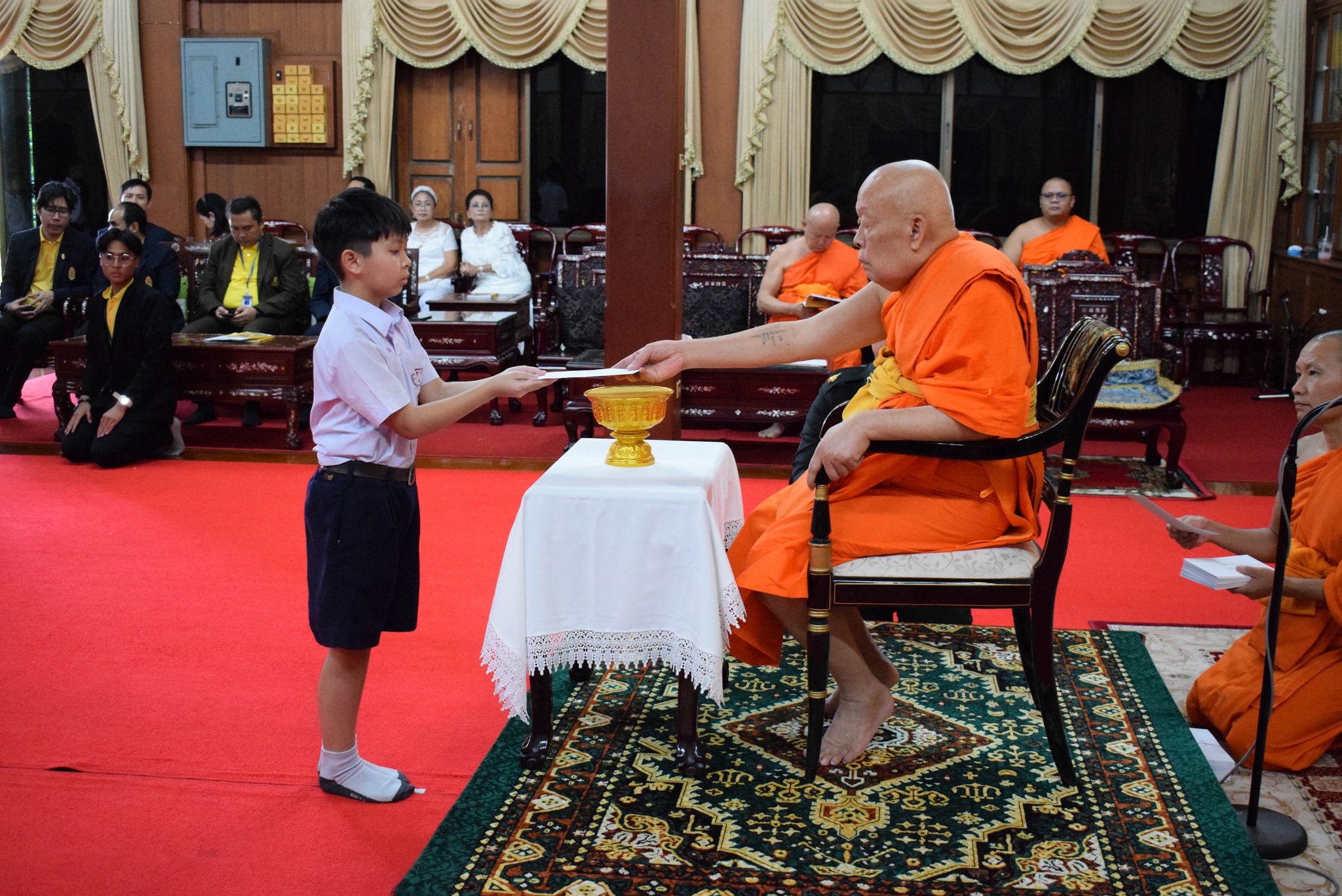 พิธีบำเพ็ญกุศลฯ ณ วัดราชโอรสารามราชวรวิหาร