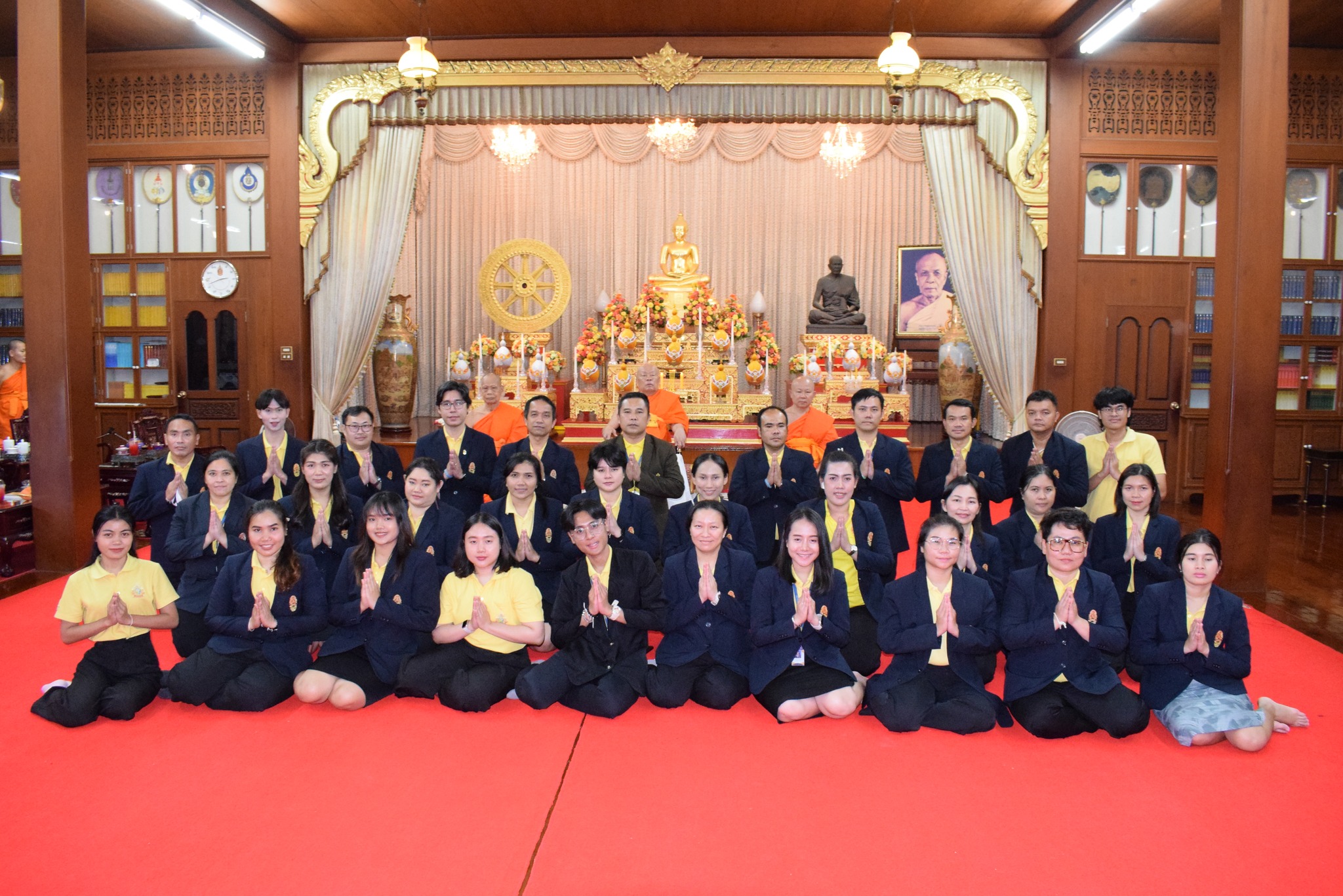 พิธีบำเพ็ญกุศลฯ ณ วัดราชโอรสารามราชวรวิหาร