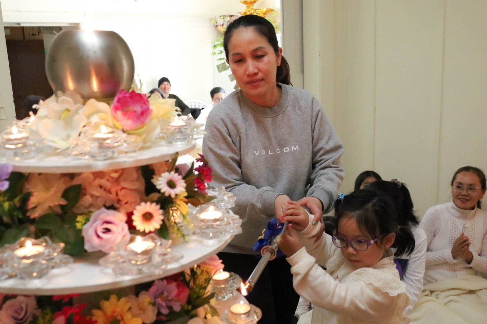 วัดพระธรรมกายดันนีดิน จัดงานบุญวันอาทิตย์