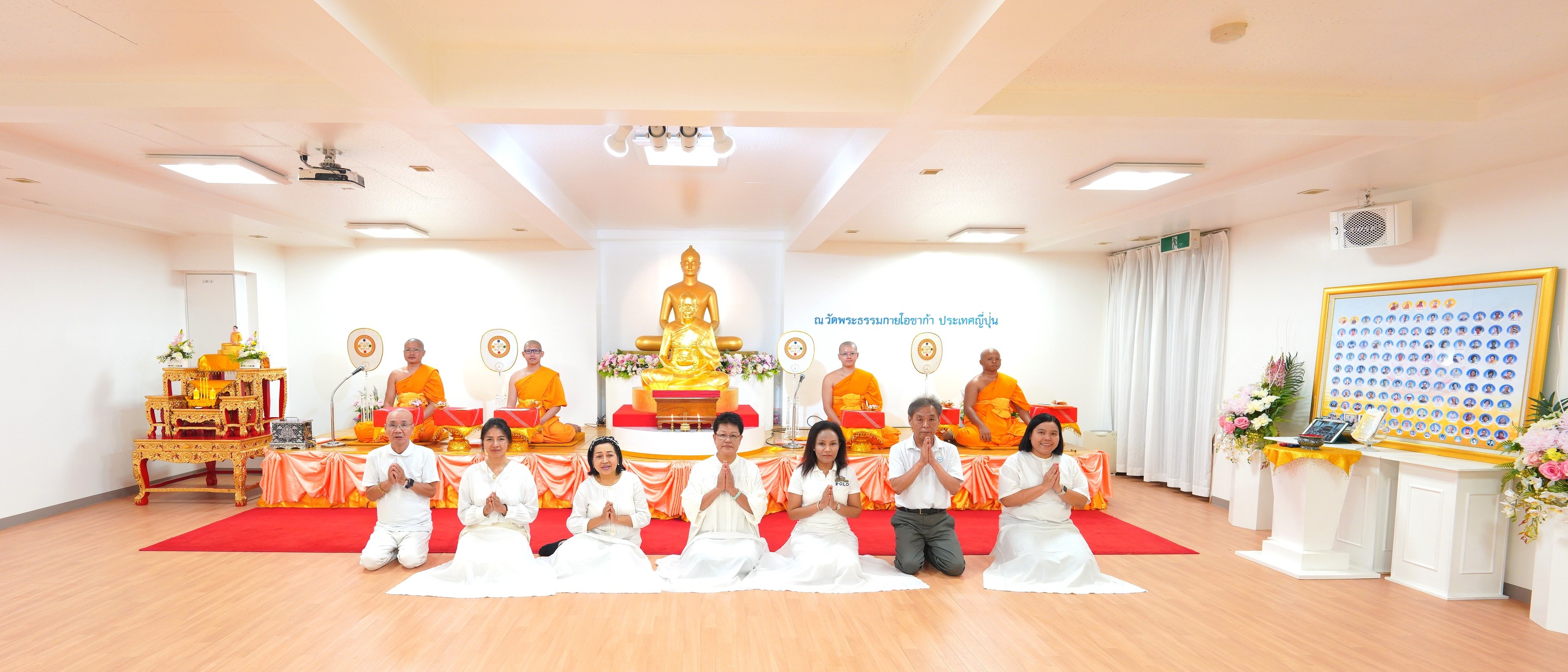 วัดพระธรรมกายโอซาก้า จัดพิธีบุพเปตพลี