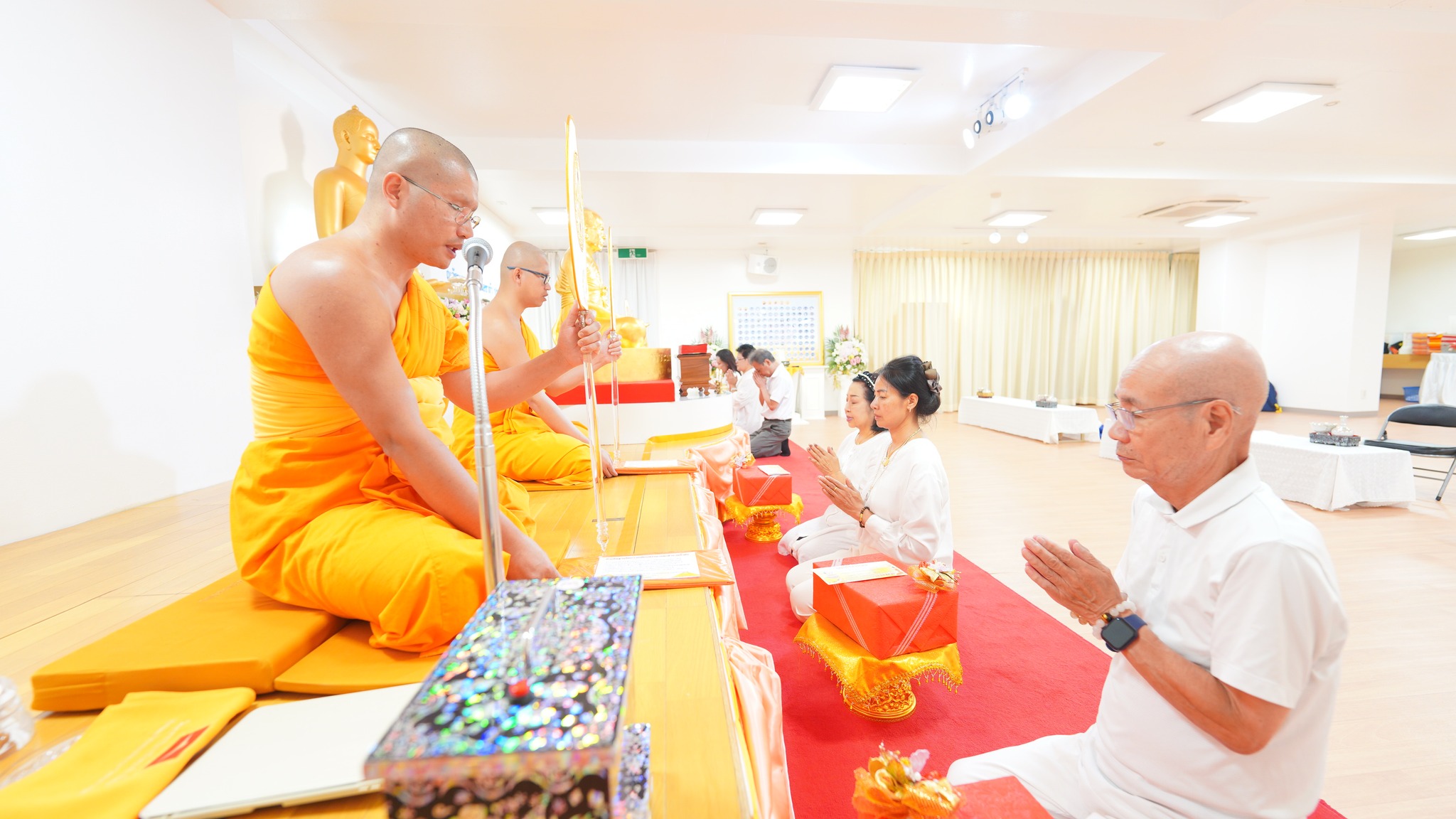 วัดพระธรรมกายโอซาก้า จัดพิธีบุพเปตพลี