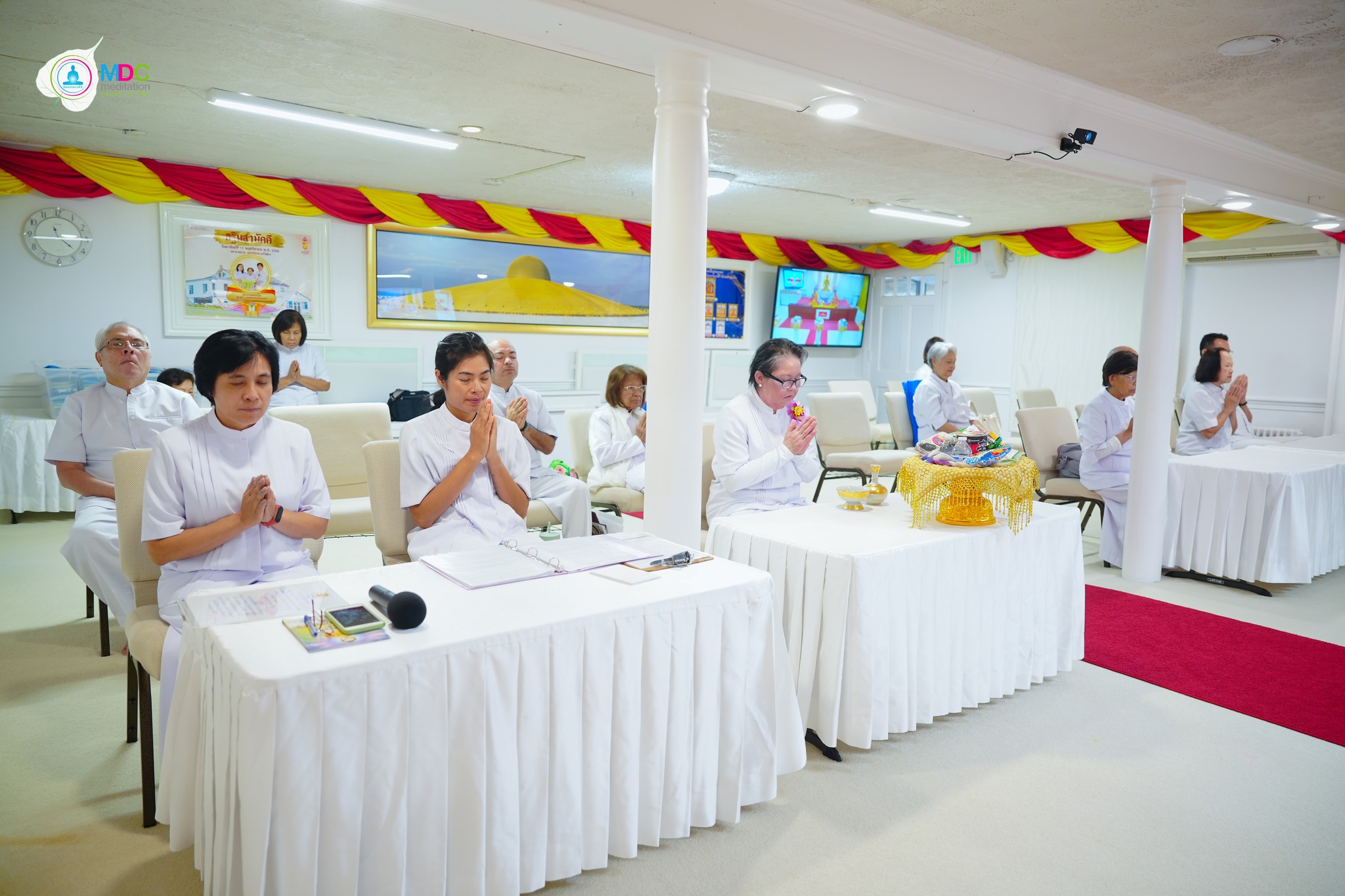 วัดพระธรรมกายดีซี จัดงานบุญวันอาทิตย์