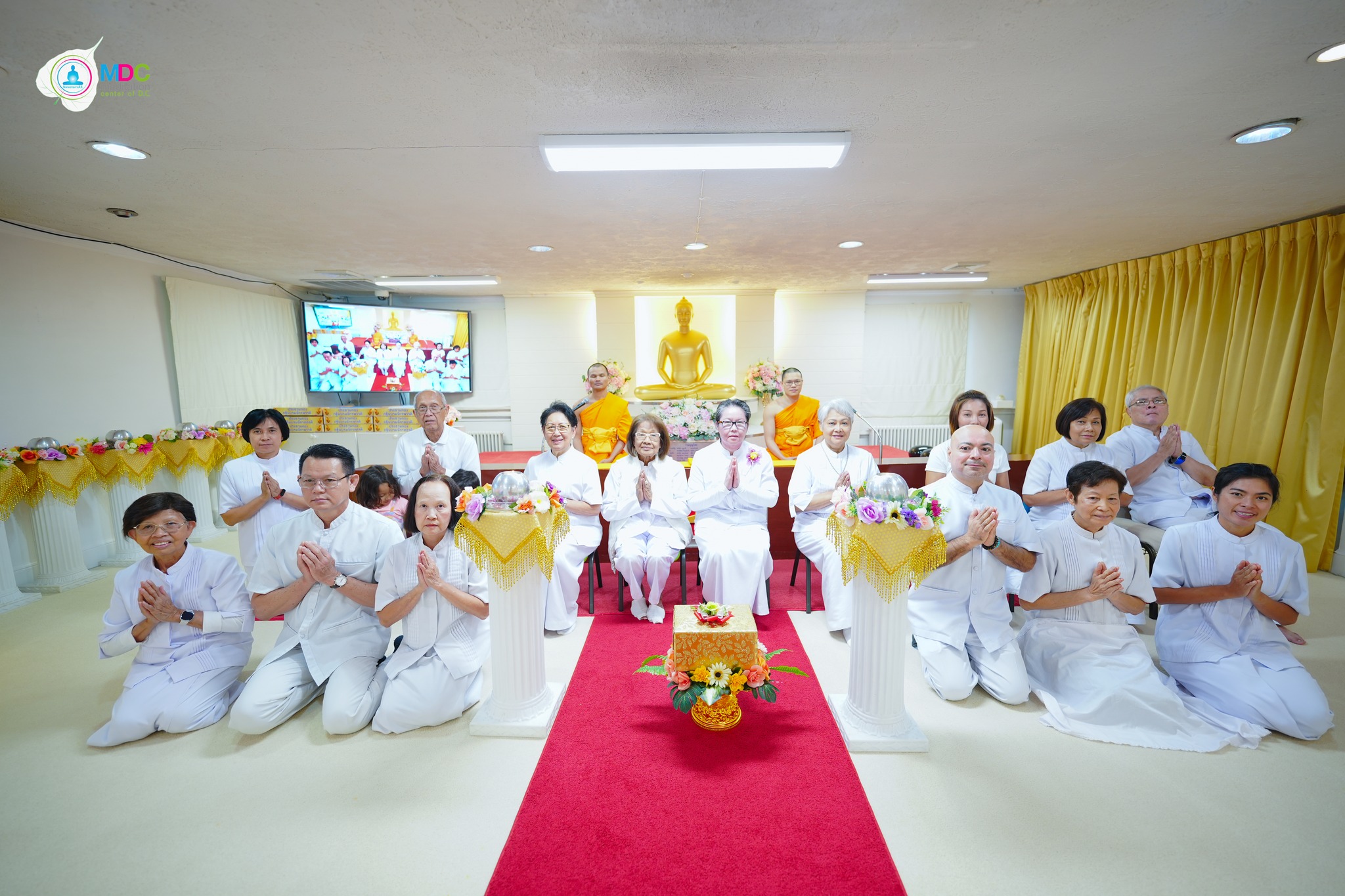 วัดพระธรรมกายดีซี จัดงานบุญวันอาทิตย์