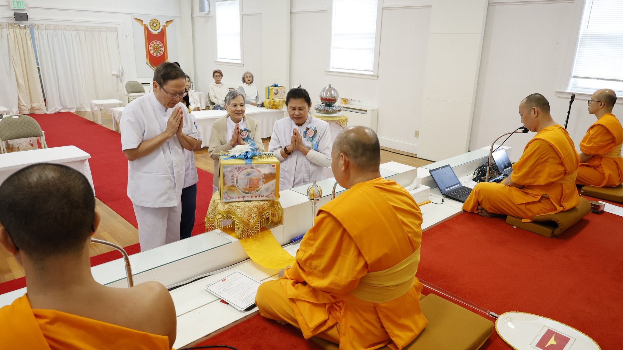 วัดพระธรรมกายบอสตัน จัดงานบุญวันอาทิตย์