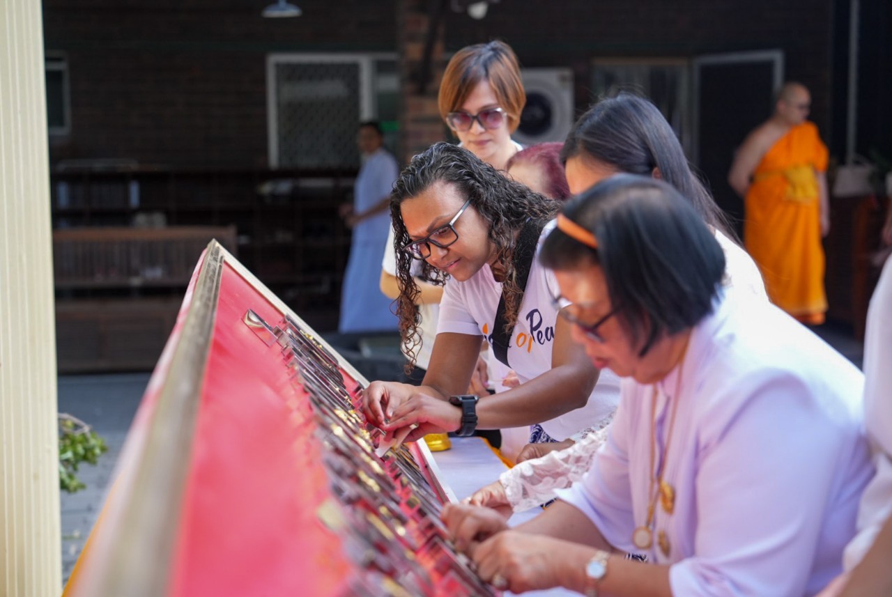 วัดพระธรรมกายบริสเบน จัดงานบุญบูชาข้าวพระ