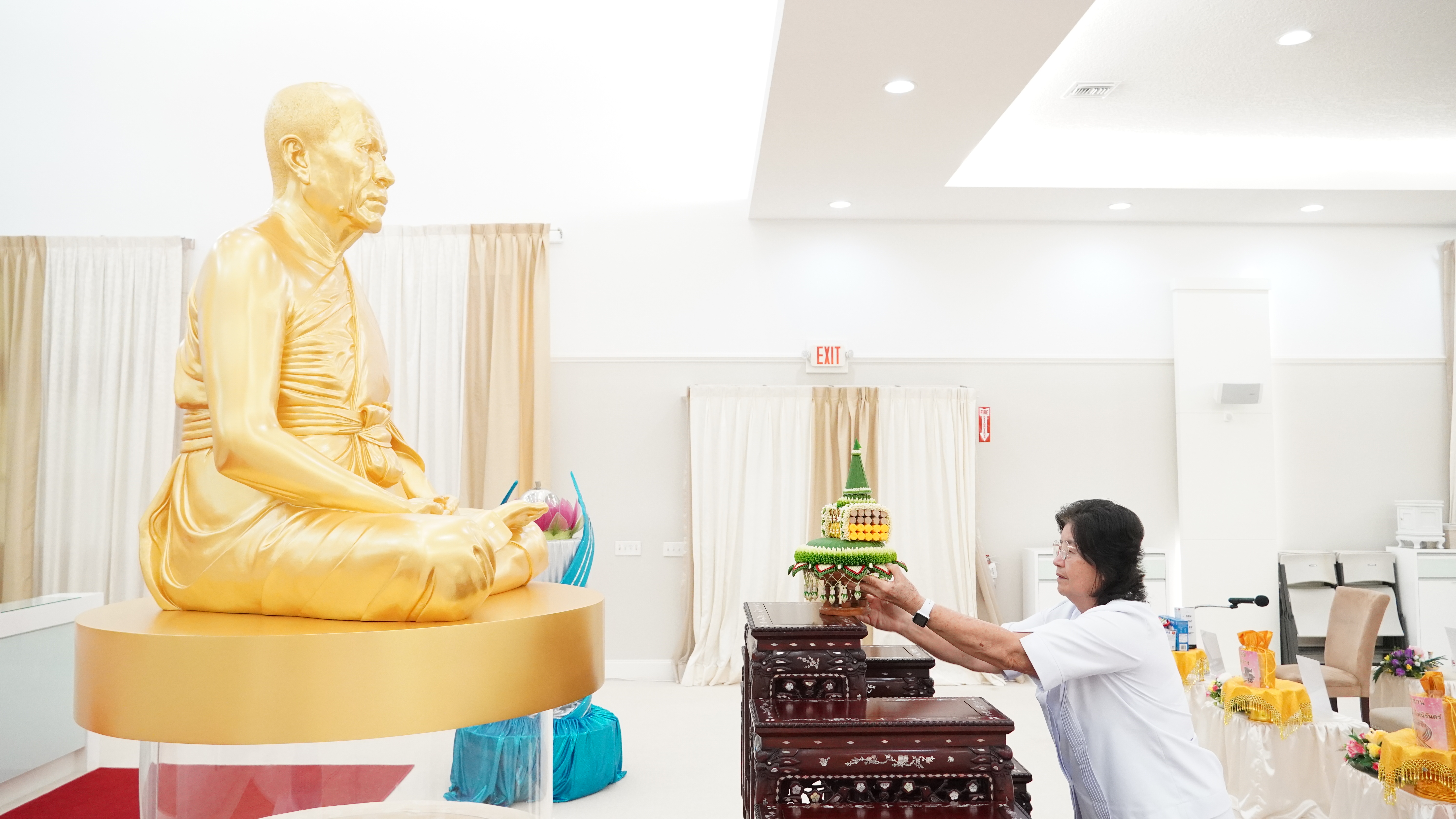 วัดพระธรรมกายฟลอริดา จัดงานบุญ 140 ปี พระมงคลเทพมุนี (สด จนฺทสโร) พระผู้ปราบมาร