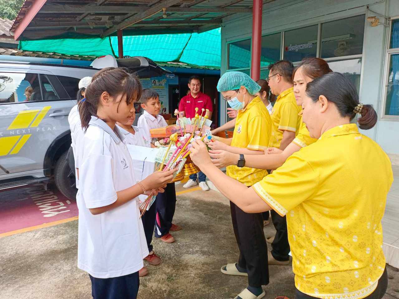 กิจกรรมบอกบุญกฐินฯ โรงเรียนวัดแสนภุมราวาส จ.ฉะเชิงเทรา