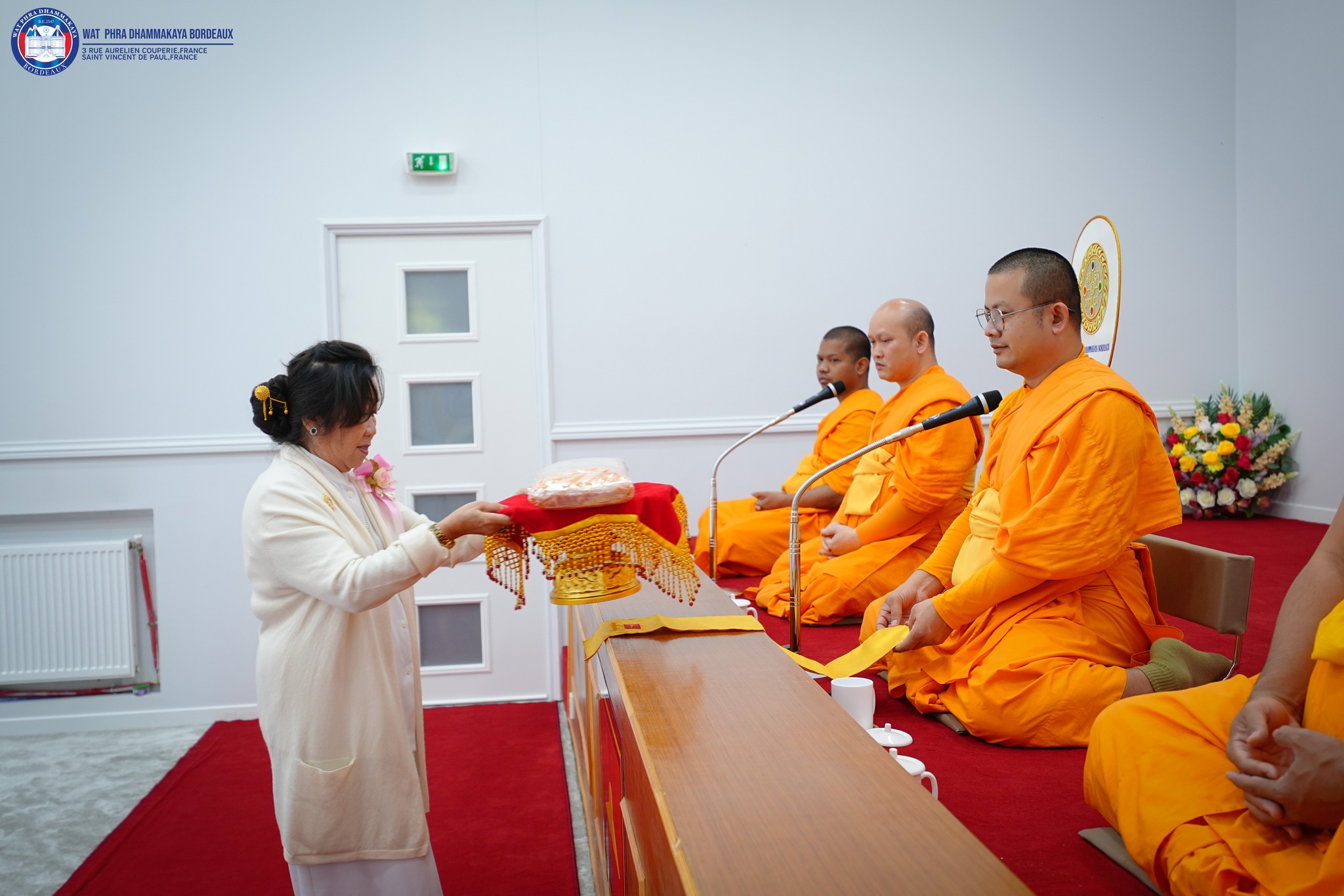 วัดพระธรรมกายบอร์คโด จัดปฏิบัติธรรมวันอาทิตย์