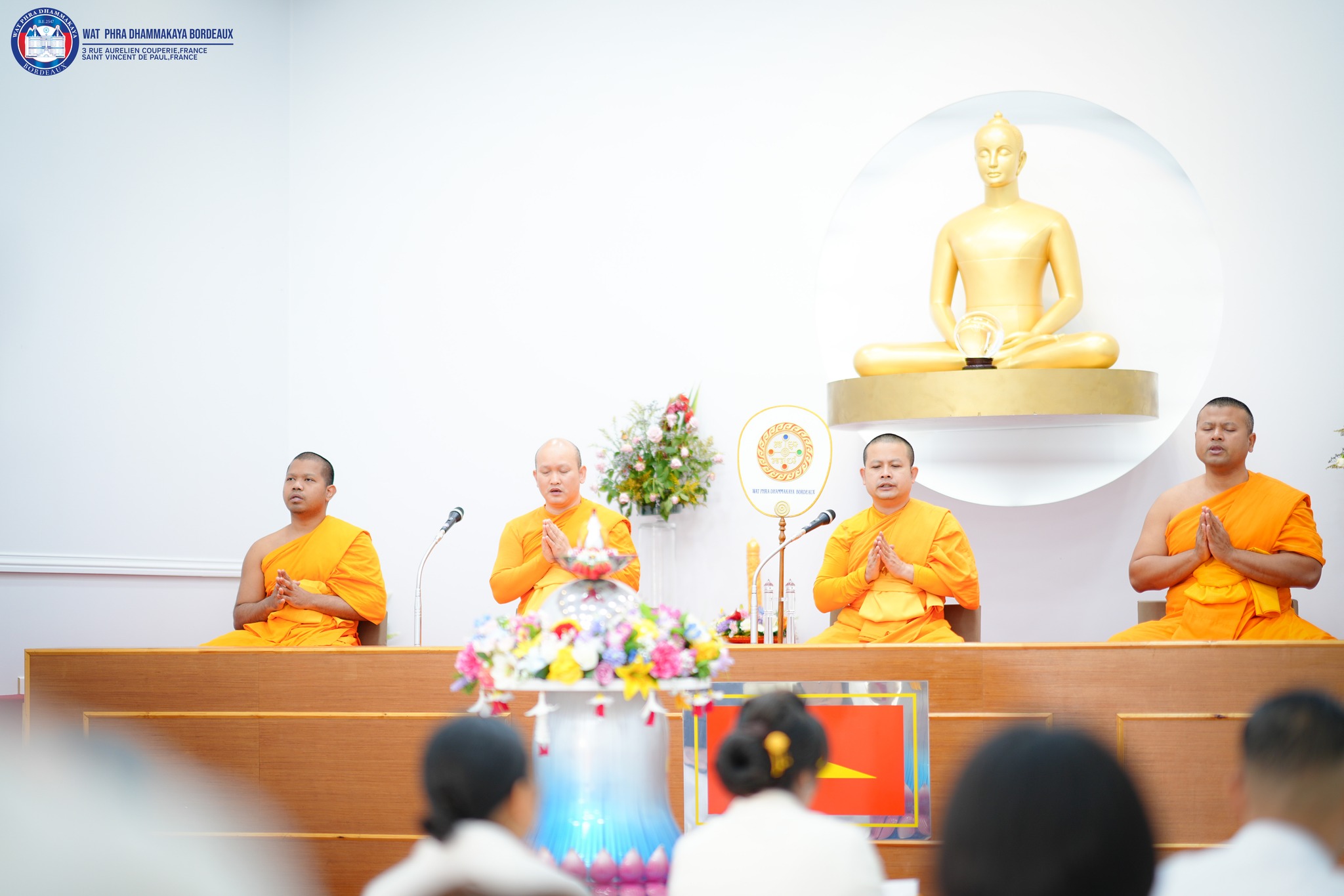 วัดพระธรรมกายบอร์คโด จัดปฏิบัติธรรมวันอาทิตย์