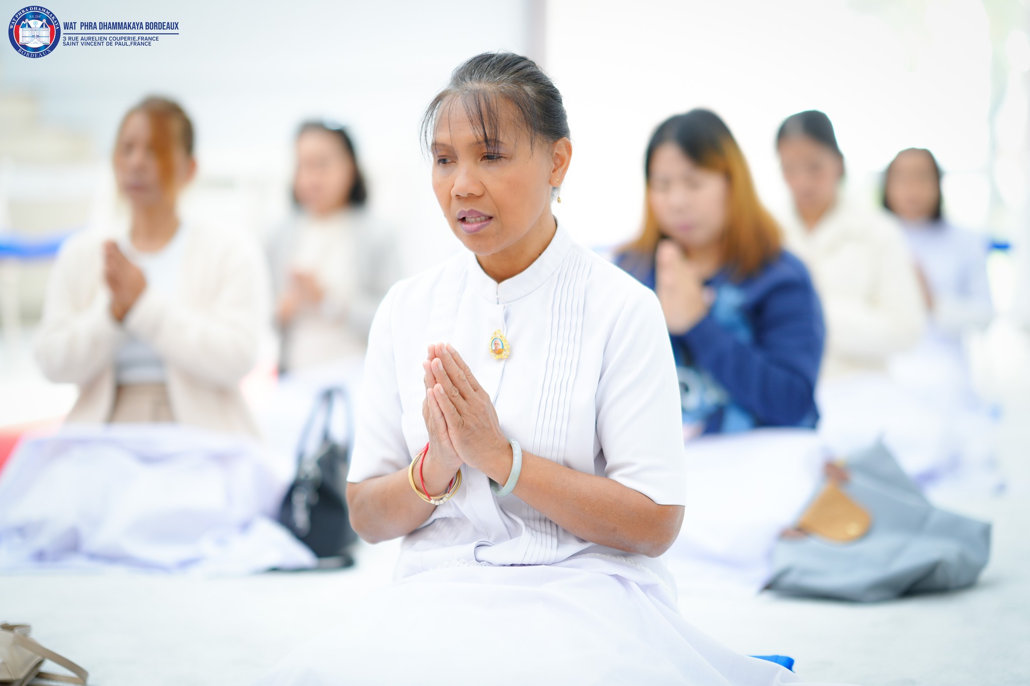 วัดพระธรรมกายบอร์คโด จัดปฏิบัติธรรมวันอาทิตย์