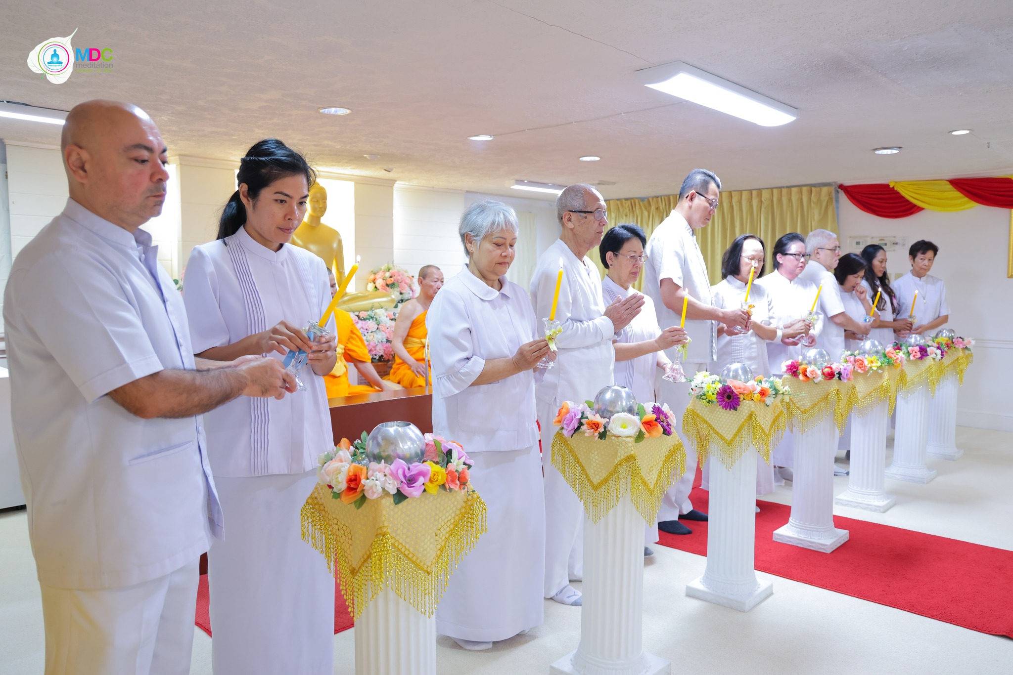 วัดพระธรรมกายดีซี จัดกิจกรรมงานบุญวันอาทิตย์