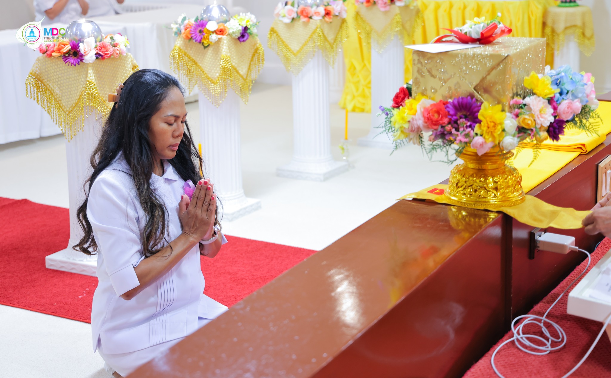 วัดพระธรรมกายดีซี จัดกิจกรรมงานบุญวันอาทิตย์