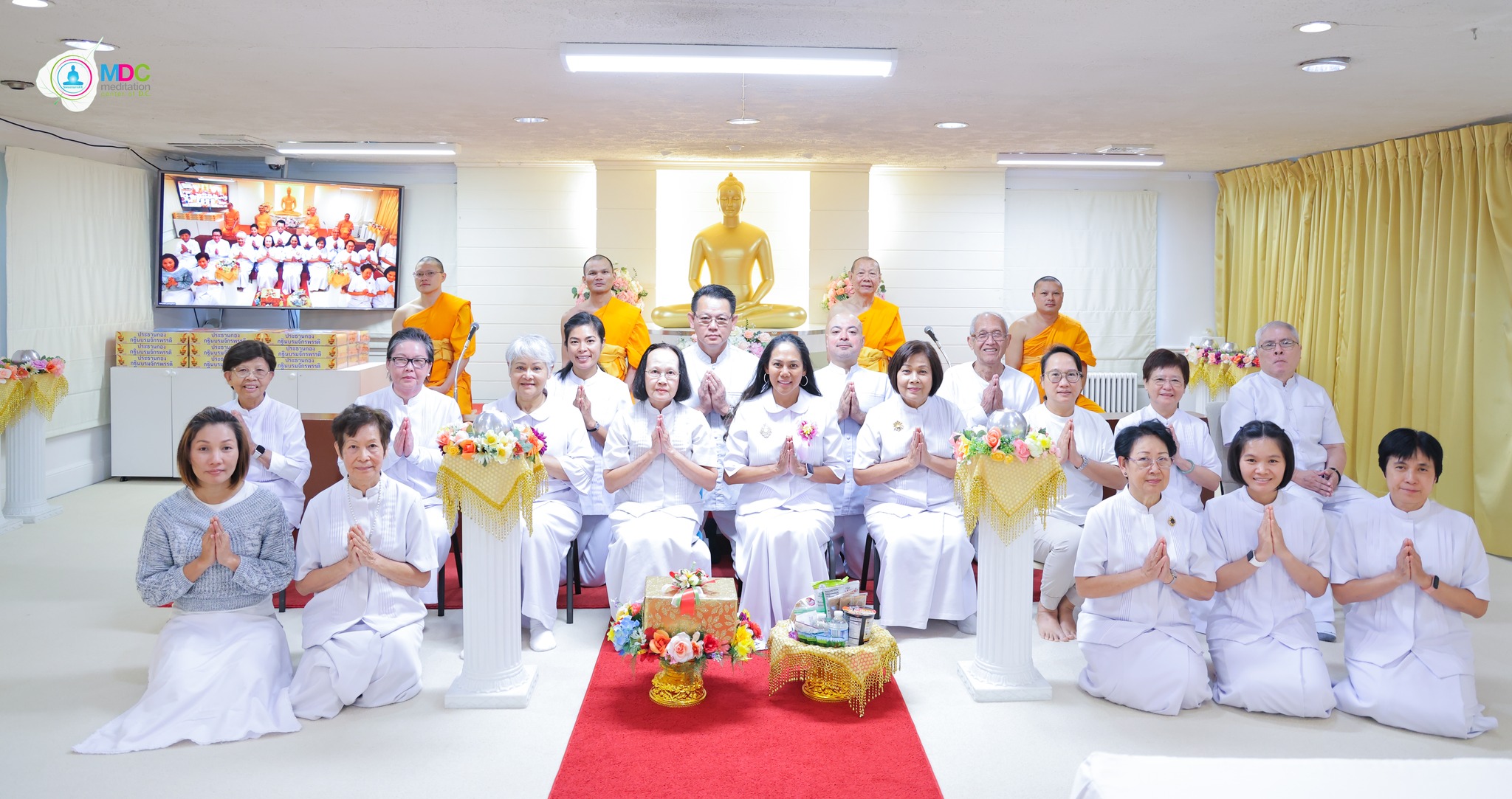 วัดพระธรรมกายดีซี จัดกิจกรรมงานบุญวันอาทิตย์