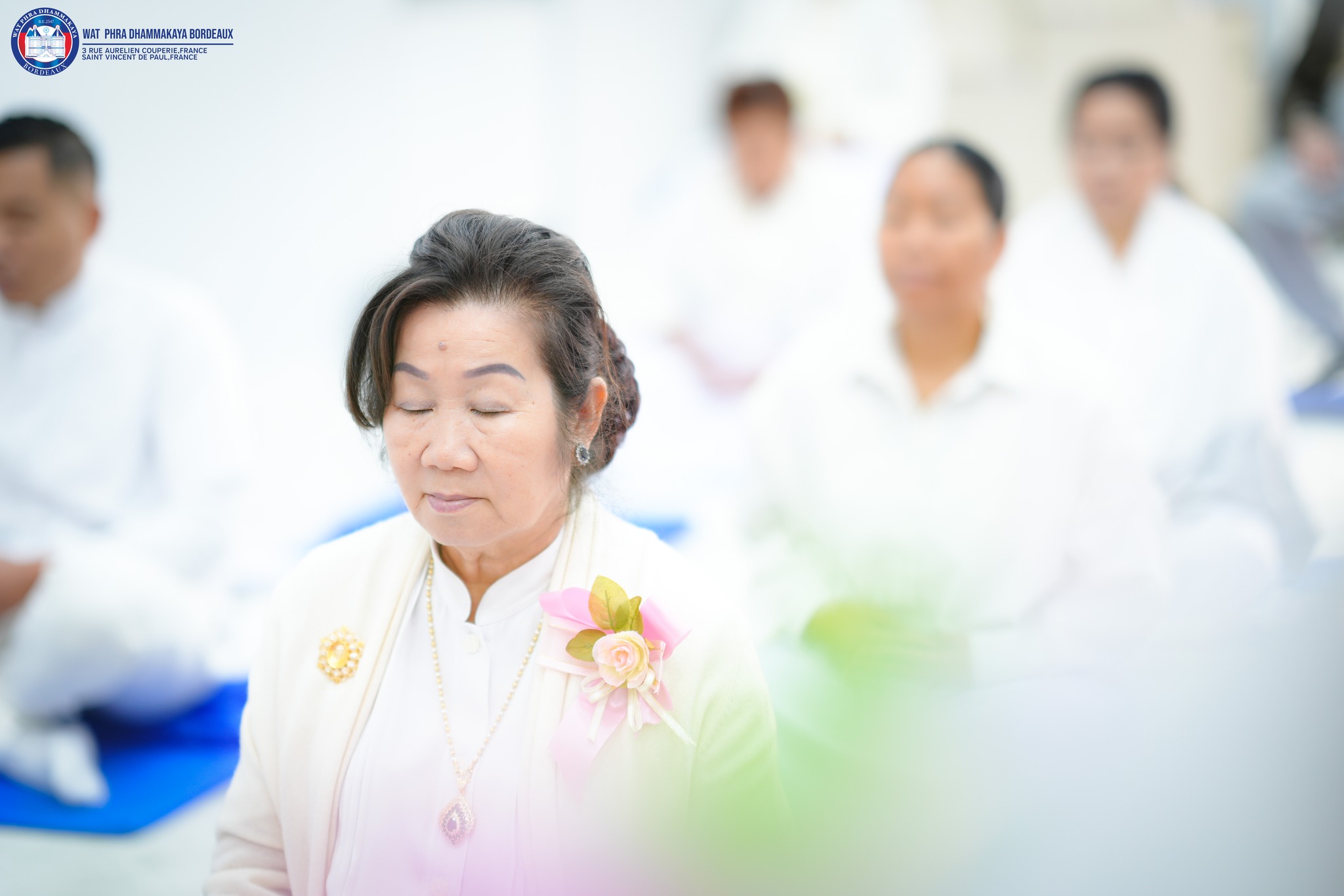 วัดพระธรรมกายบอร์คโด จัดปฏิบัติธรรมวันอาทิตย์