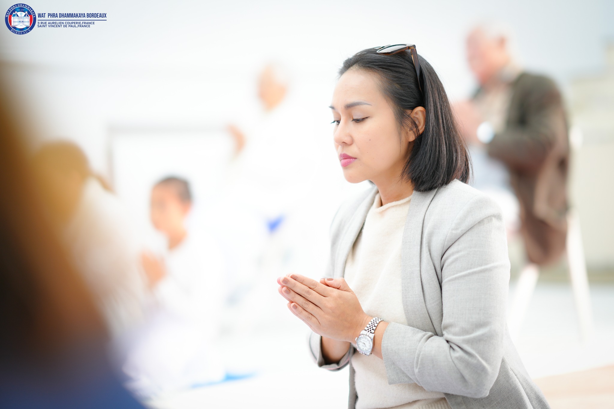 วัดพระธรรมกายบอร์คโด จัดปฏิบัติธรรมวันอาทิตย์