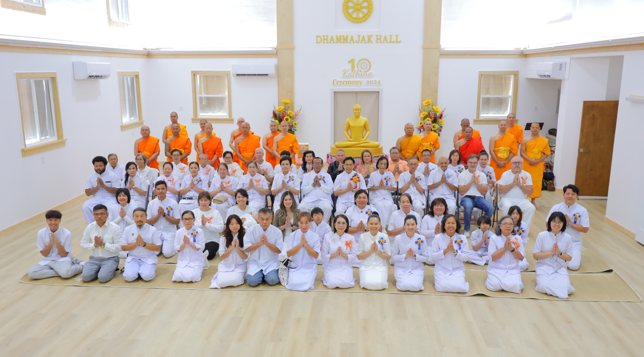 วัดพระธรรมกายแคนซัส จัดงานบุญพิธีทอดกฐิน ประจำปี 2567