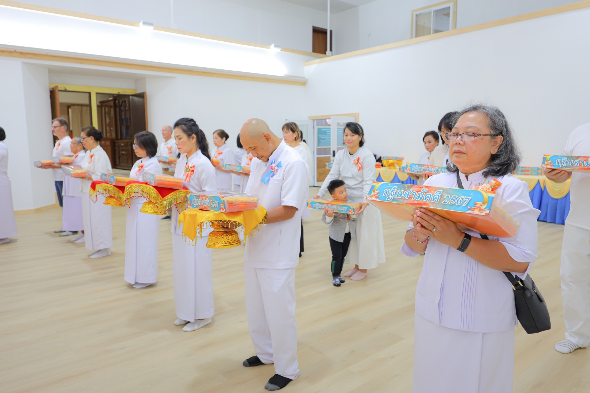วัดพระธรรมกายแคนซัส จัดงานบุญพิธีทอดกฐิน ประจำปี 2567