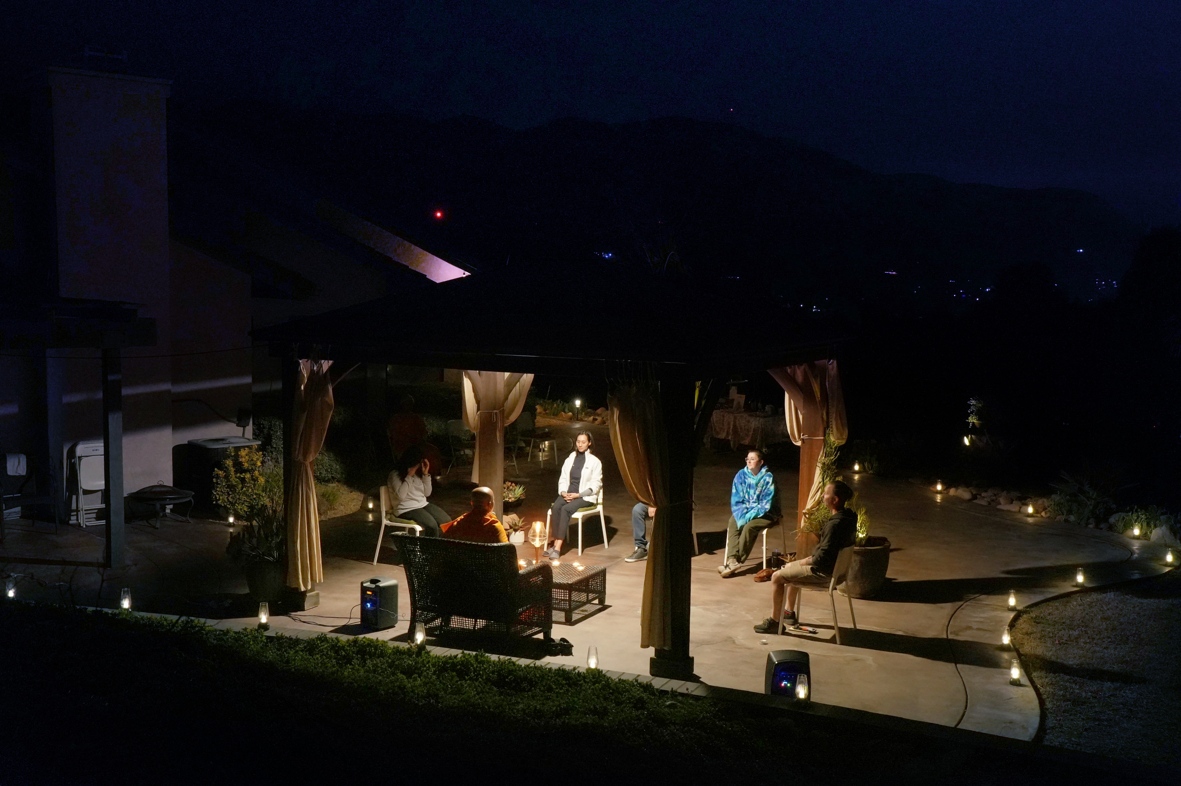 วัดภาวนาซานดิเอโก จัดกิจกรรม Moonlight meditation