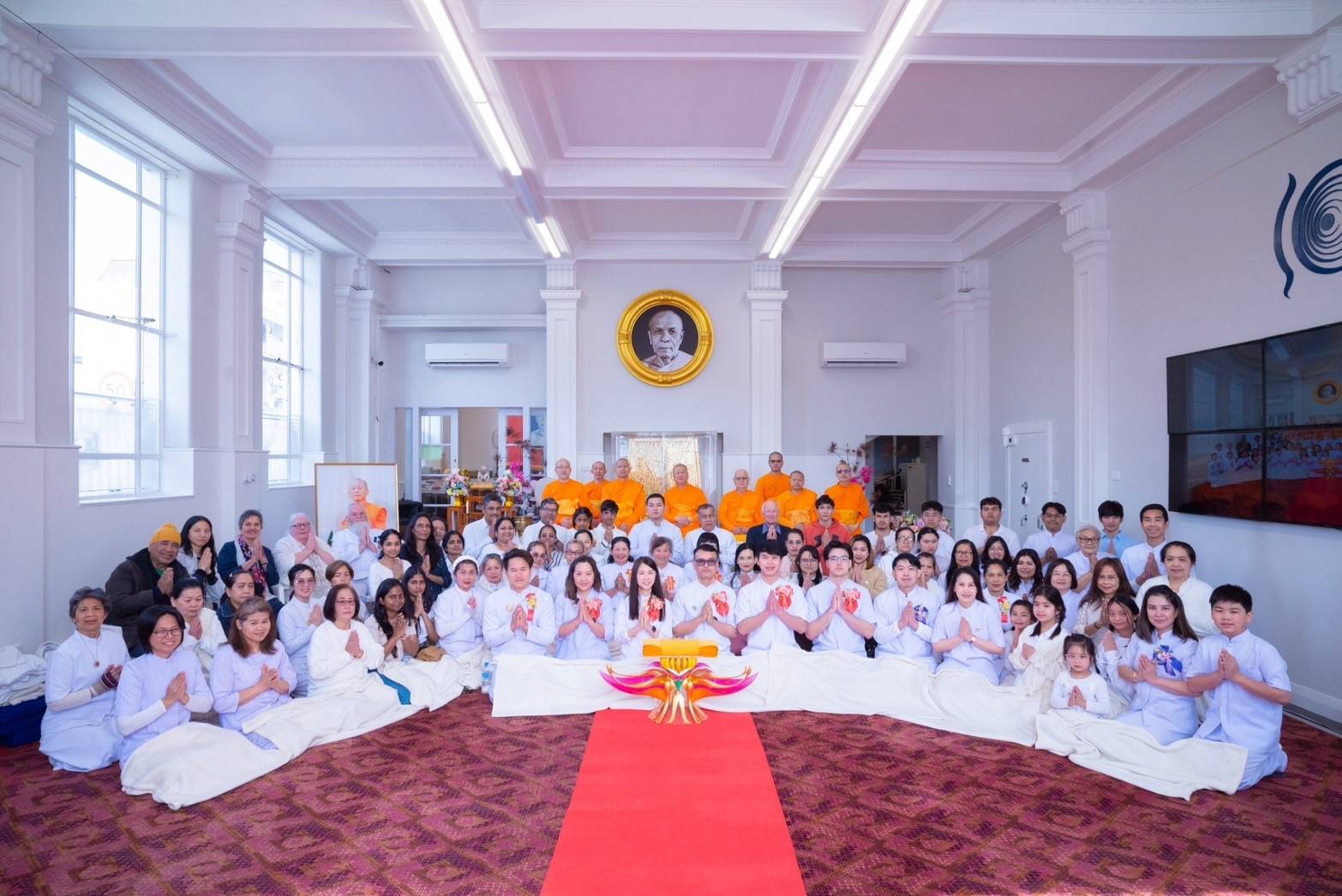 วัดพระธรรมกายดันนีดิน จัดงานบุญพิธีทอดกฐินสามัคคี