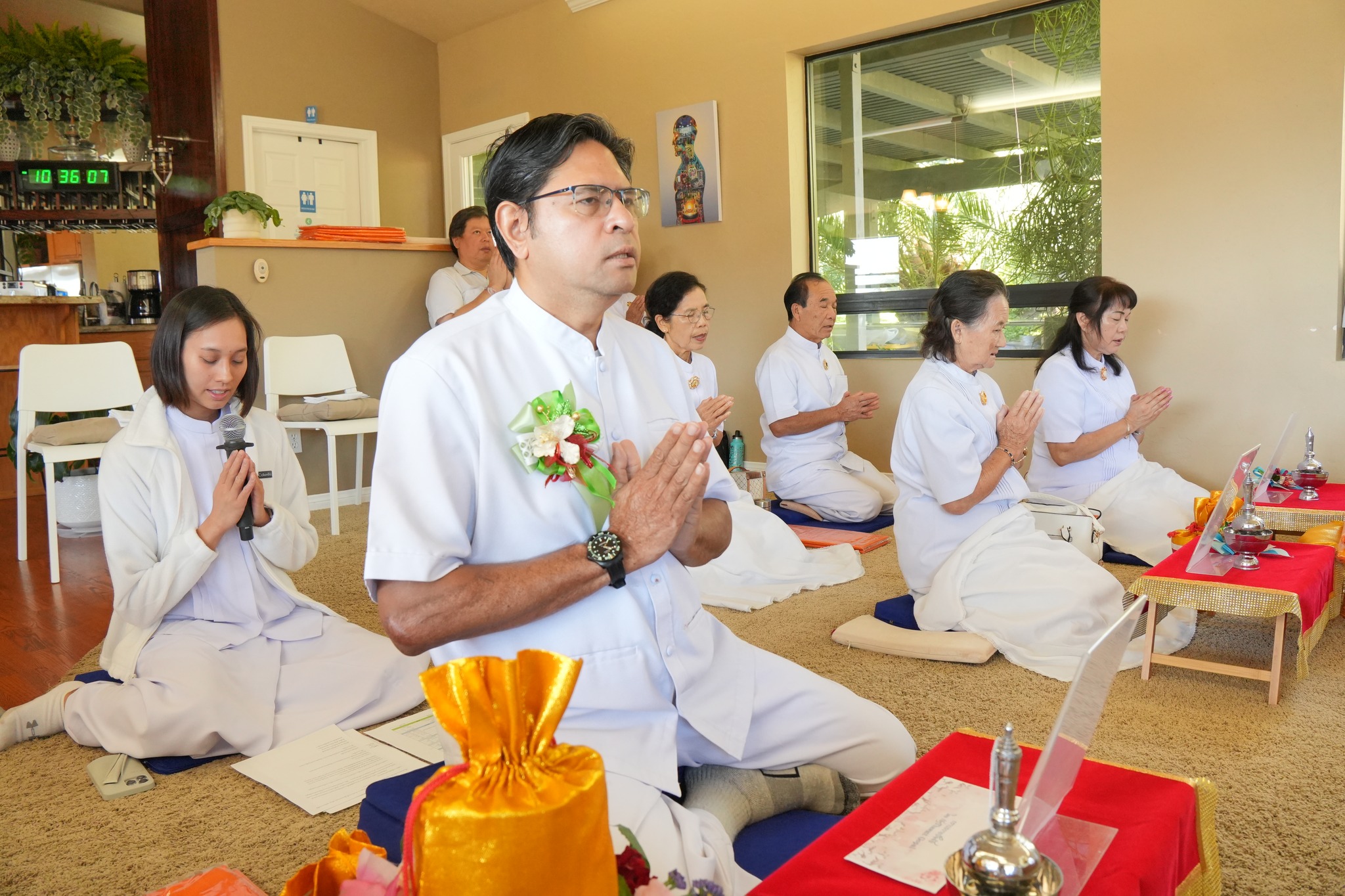 วัดภาวนาซานดิเอโก จัดงานบุญวันอาทิตย์