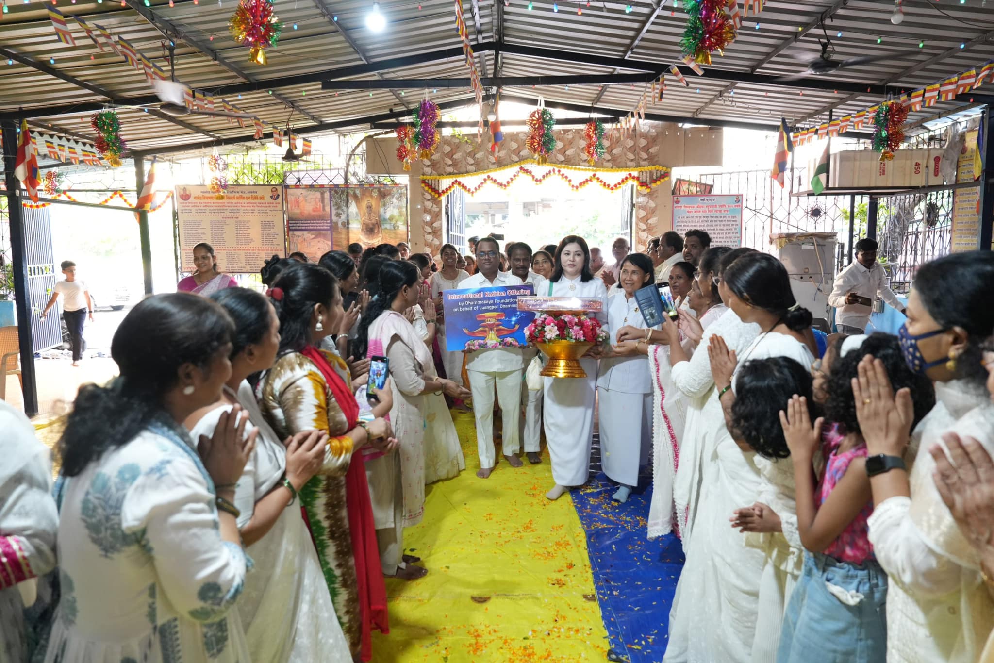 กฐินสมทบต่างประเทศ ณ วัดศูนย์สมาธินาลันทา อินเดีย