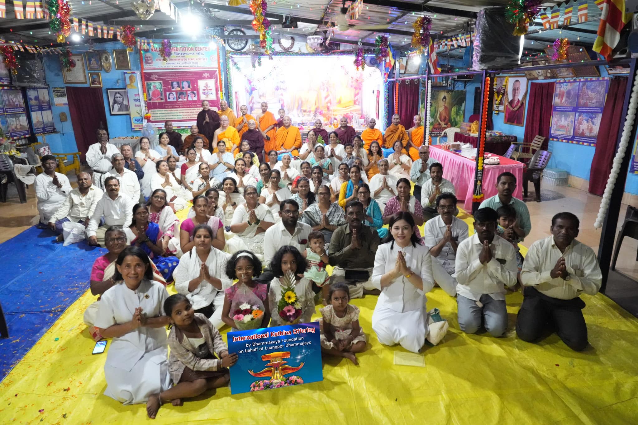 กฐินสมทบต่างประเทศ ณ วัดศูนย์สมาธินาลันทา อินเดีย