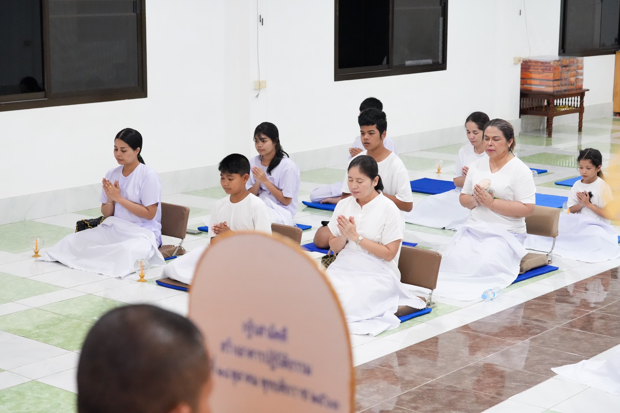 ศูนย์ปฏิบัติธรรมสุราษฎร์ธานี จัดกิจกรรมงานบุญวันพระ