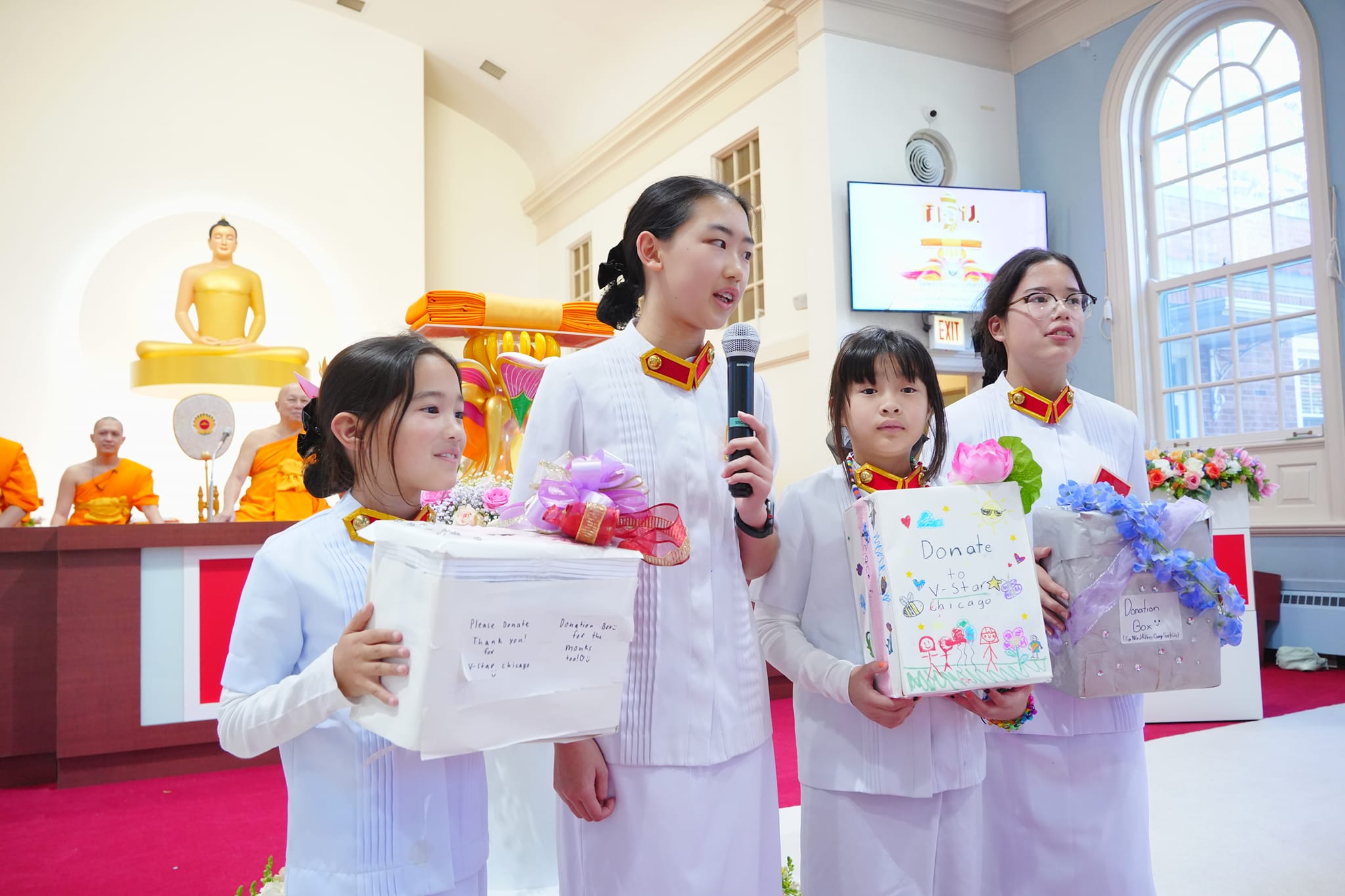 วัดพระธรรมกายชิคาโก จัดพิธีทอดกฐินบรมจักรพรรดิ