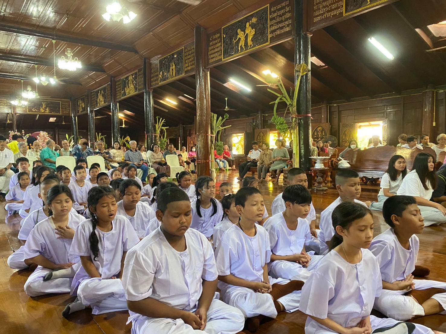 ทอดกฐินสัมฤทธิ์ยกโรงเรียน กฐินสัมฤทธิ์เด็กดี V-Star โรงเรียนวัดบ้านใหม่ จ.ชัยนาท