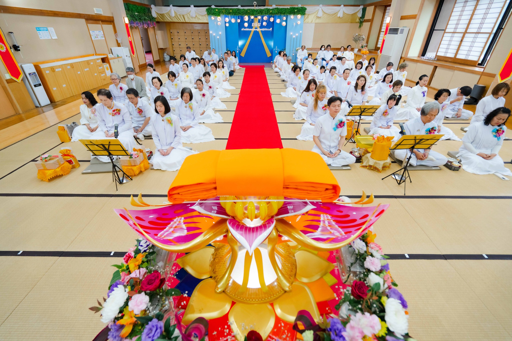 วัดป่าธรรมกายนานาชาติโทชิหงิ จัดพิธีทอดกฐินสามัคคี