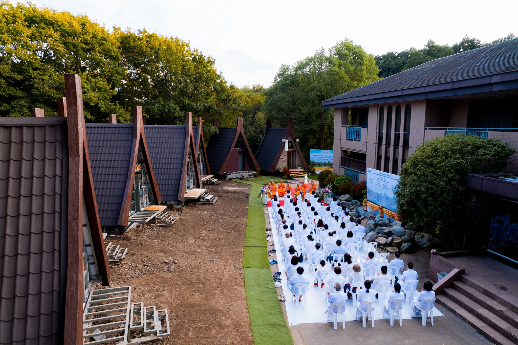 วัดป่าธรรมกายนานาชาติโทชิหงิ  จัดพิธีทอดกฐินสามัคคี