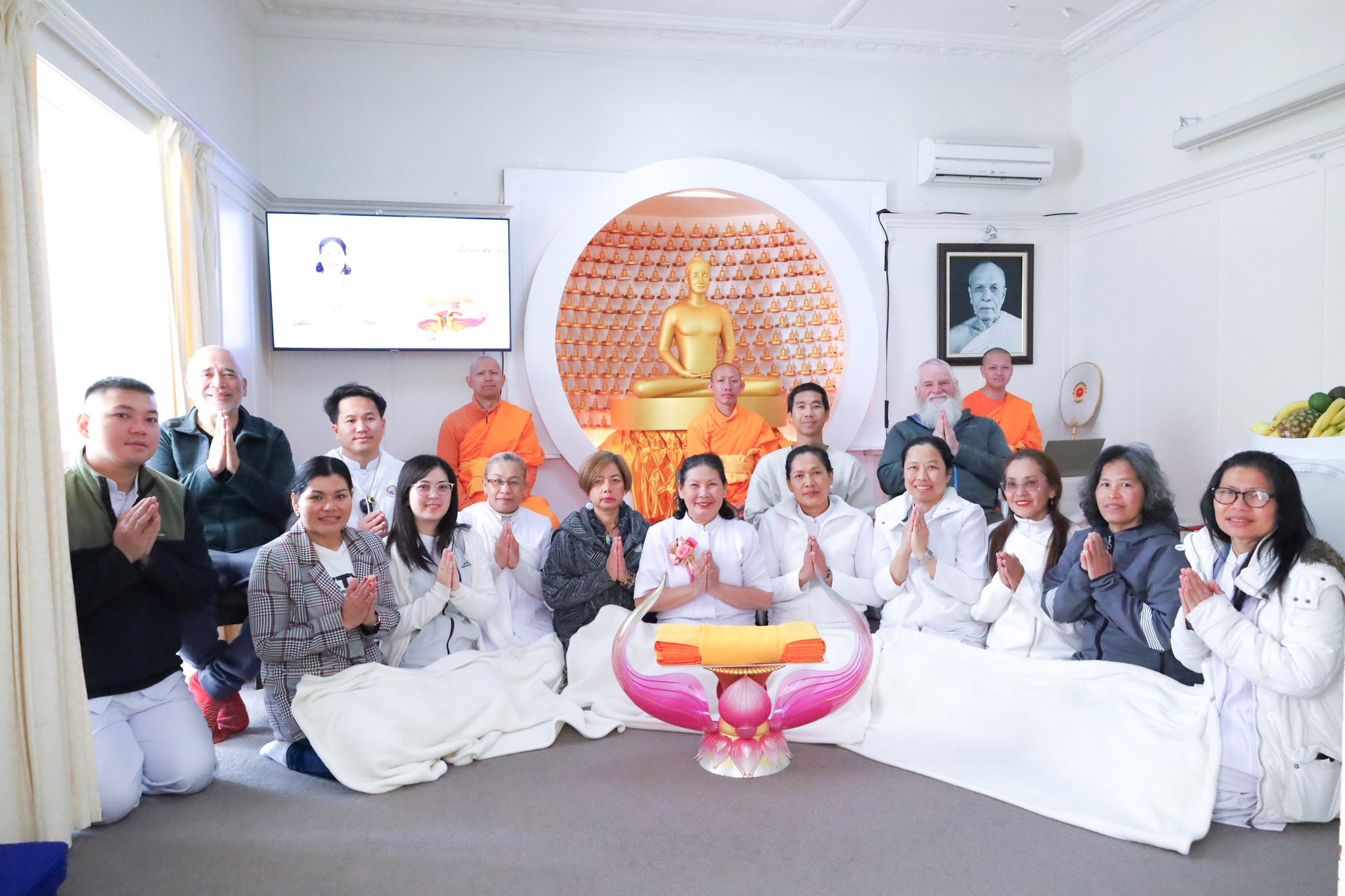 วัดพระธรรมกายดันนีดิน จัดงานบุญบูชาข้าวพระ